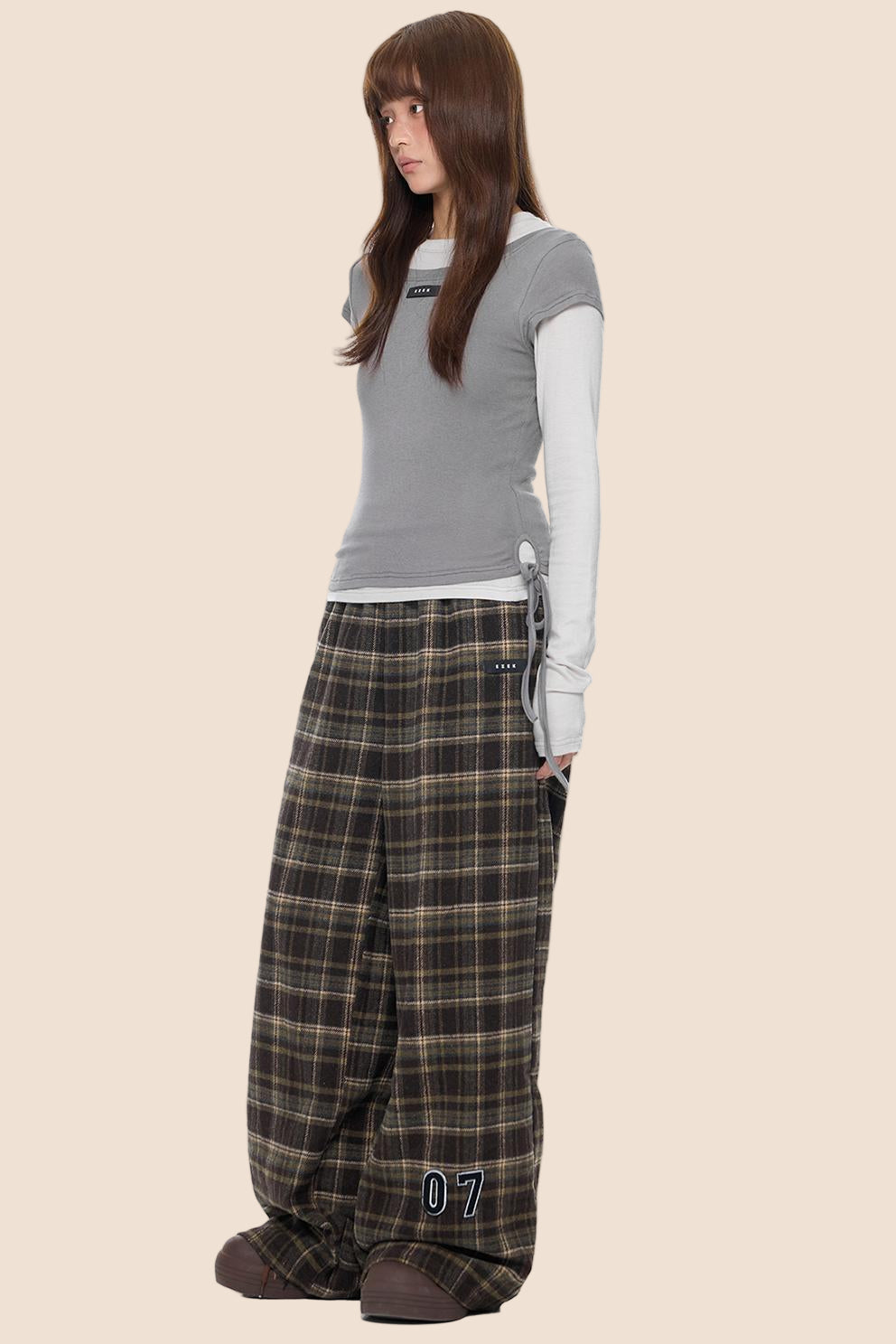 American Woolen Wide-Leg Pants