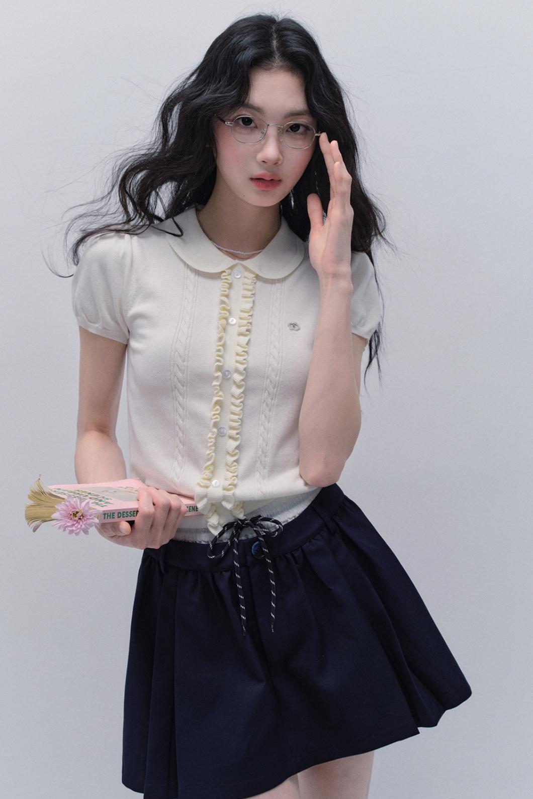 Bubble Blouse Violet main image 0