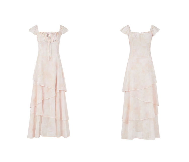 Summer Irregular Waist Skirt Dress