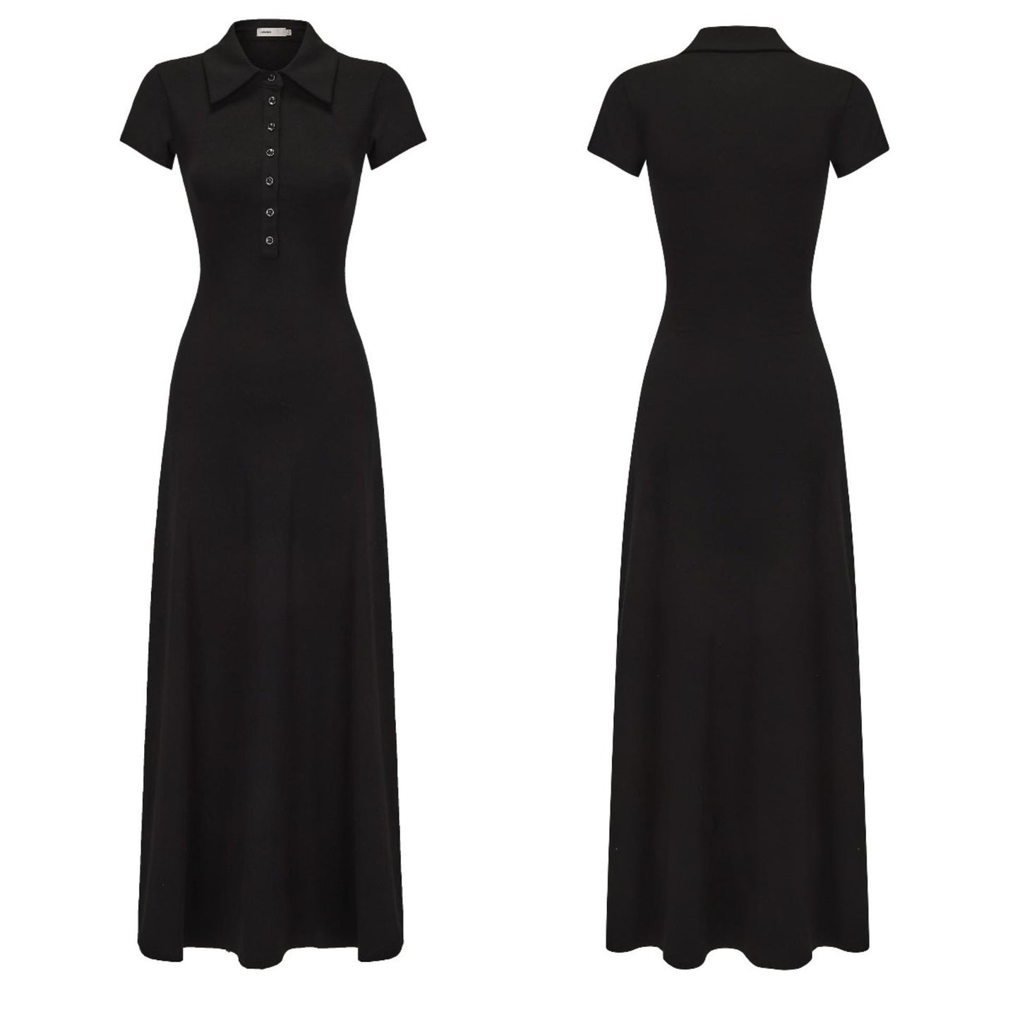 Summer A-Line Polo Dress