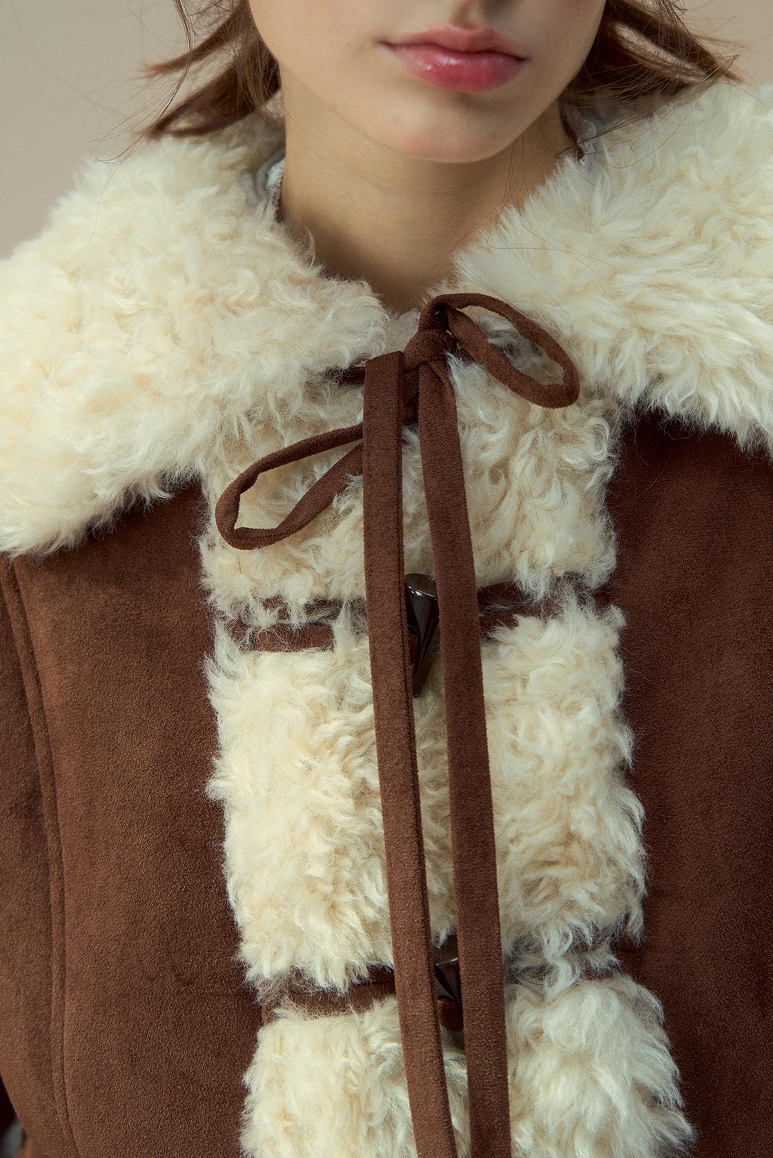 Vintage Suede Fur Jacket