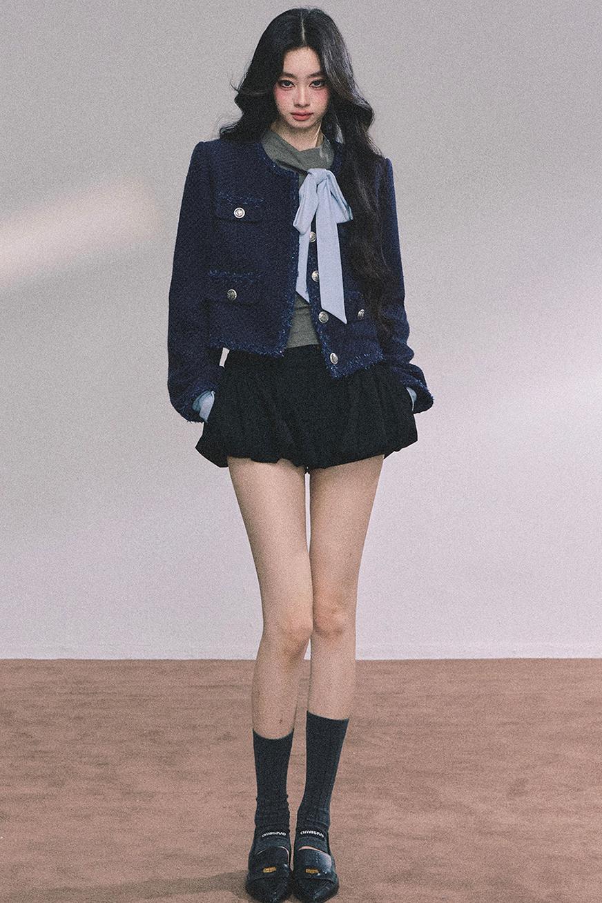 French Fragrance Tweed Jacket Set-Up