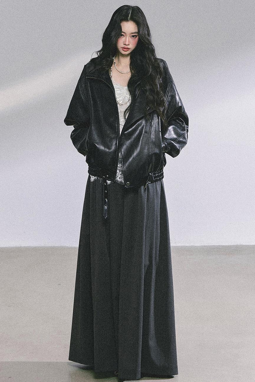 American Locomotive PU Leather Jacket