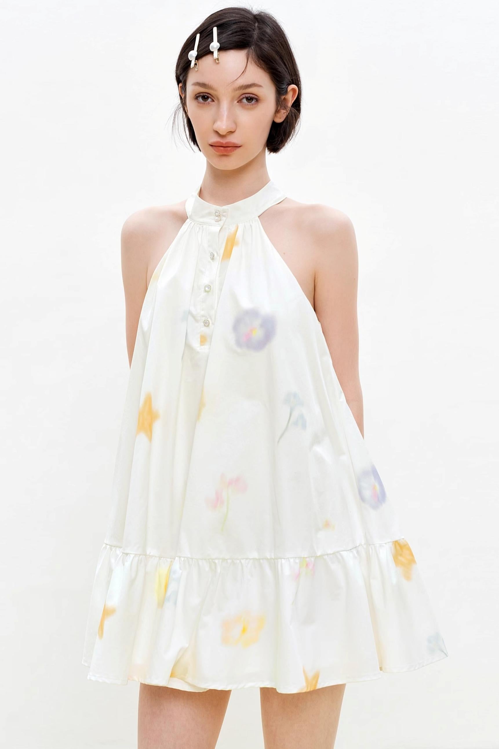 Summer White A-Line Dress – UrbanSheek