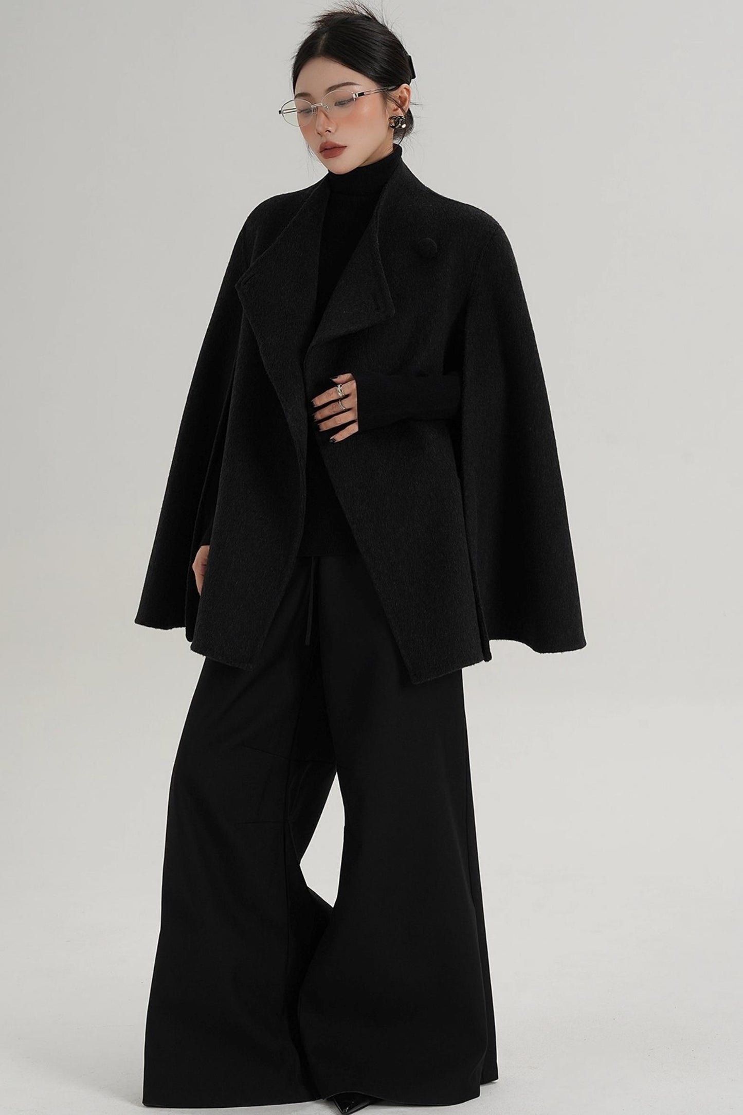 Woolen Cape Coat