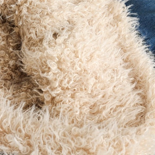 American lambswool denim jacket