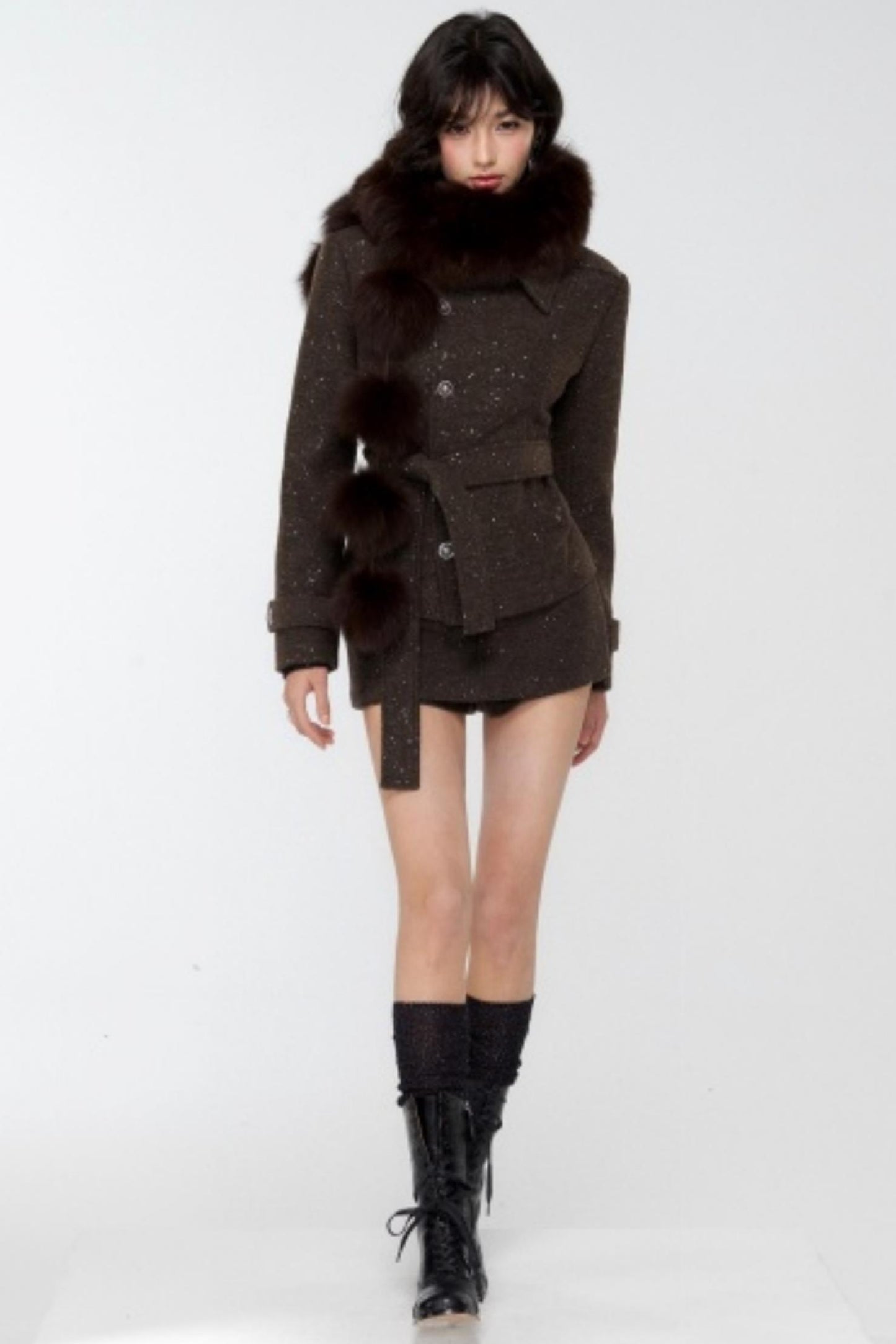 Winter Warm Fox Fur Scarf