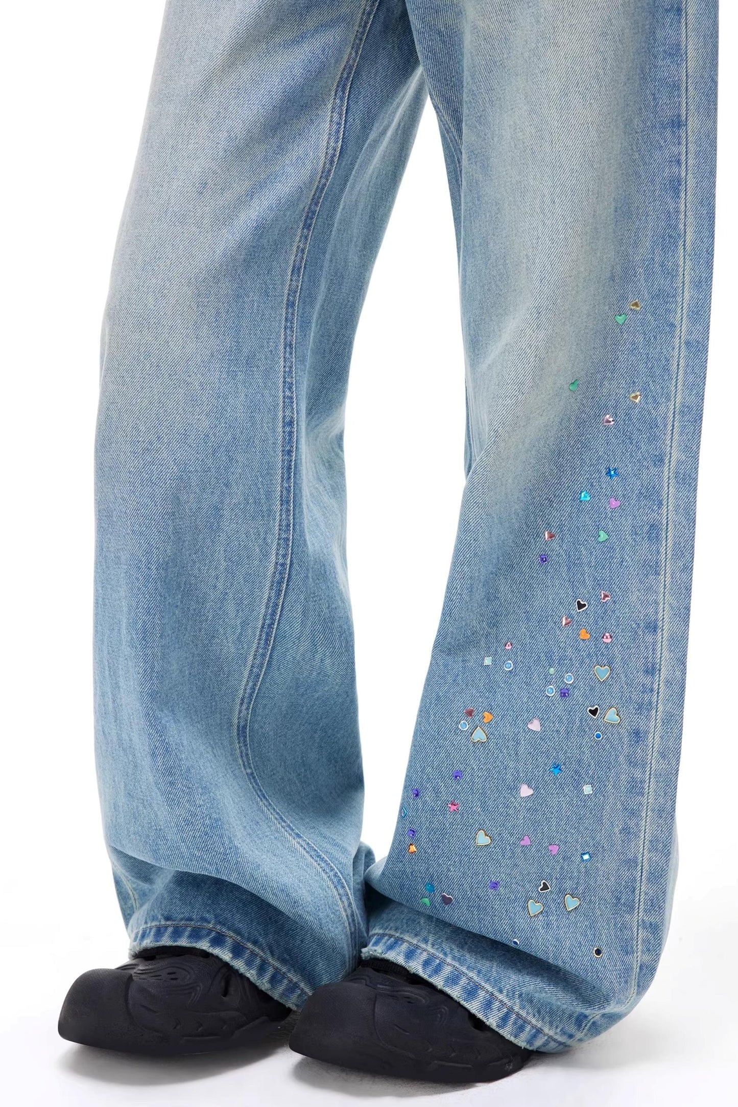 Flash Meteor Rhinestone Jeans