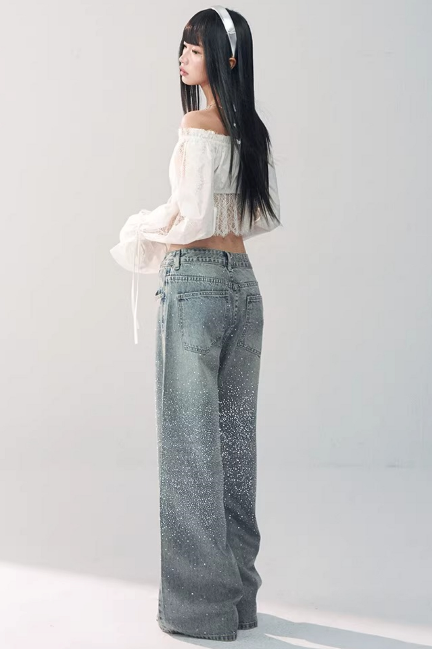 Blusa in Pizzo Off-Shoulder