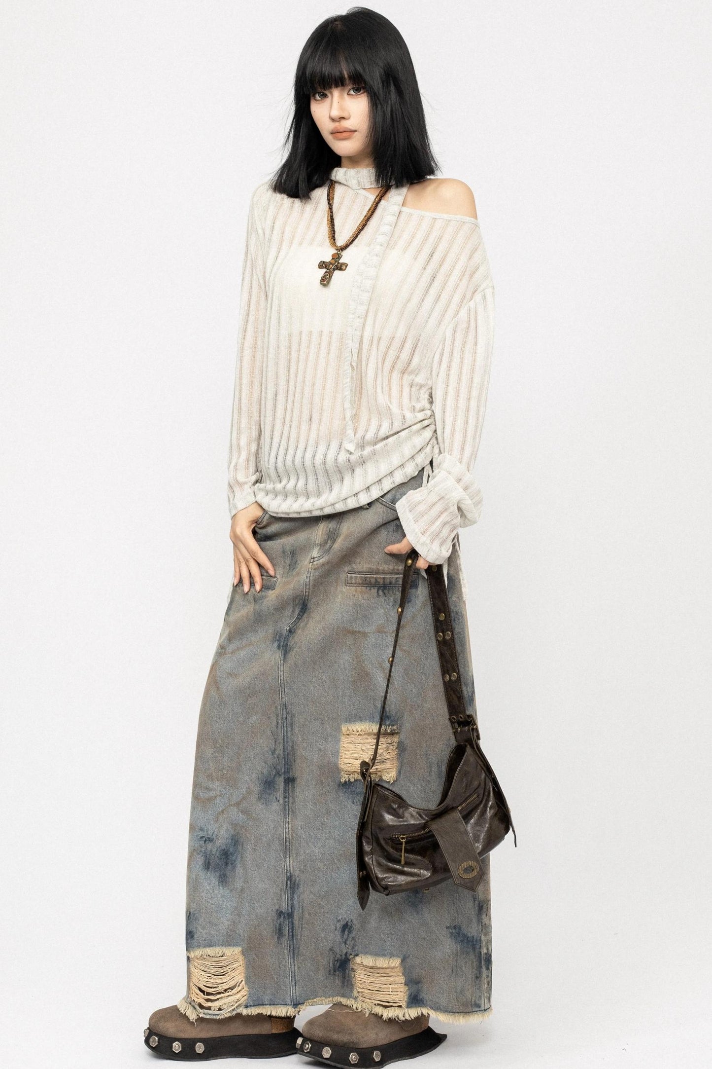 Spice Girl Off-the-Shoulder Top