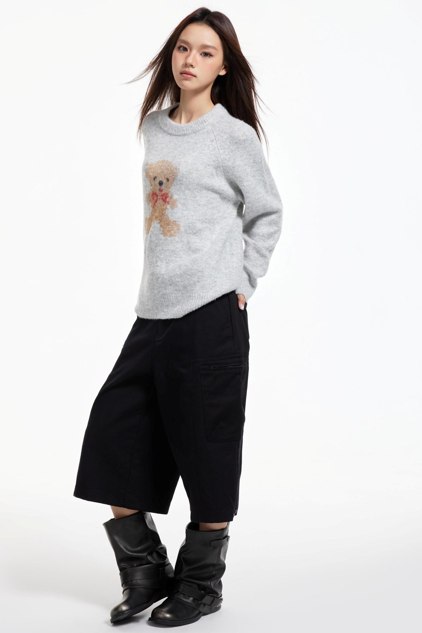 Black Wide-Leg Pants