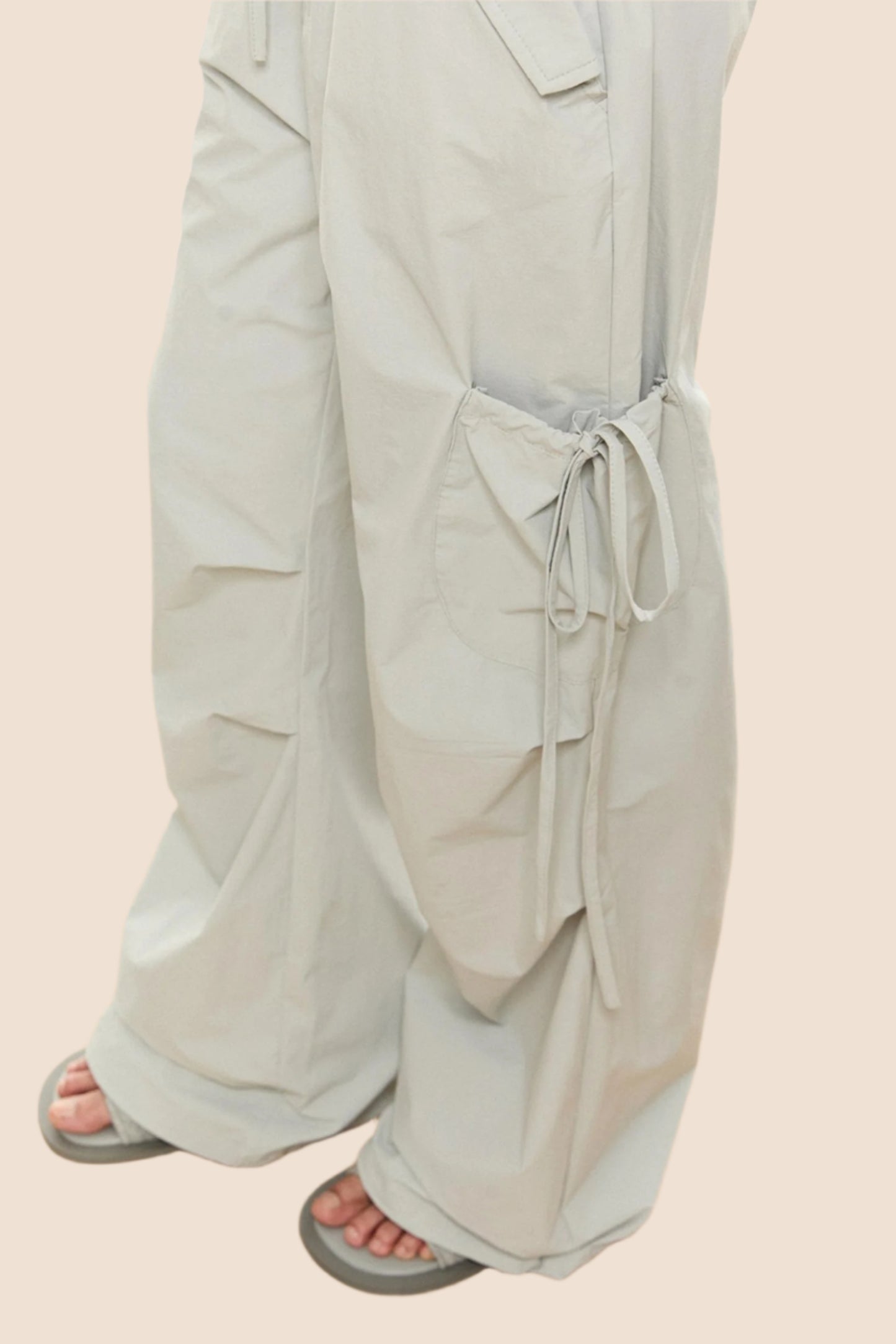 Retro Wide-Leg Workwear Pants