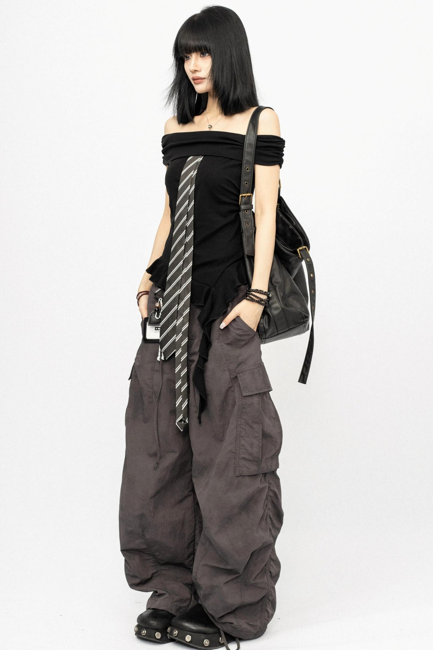 Retro Summer Shoulder Top