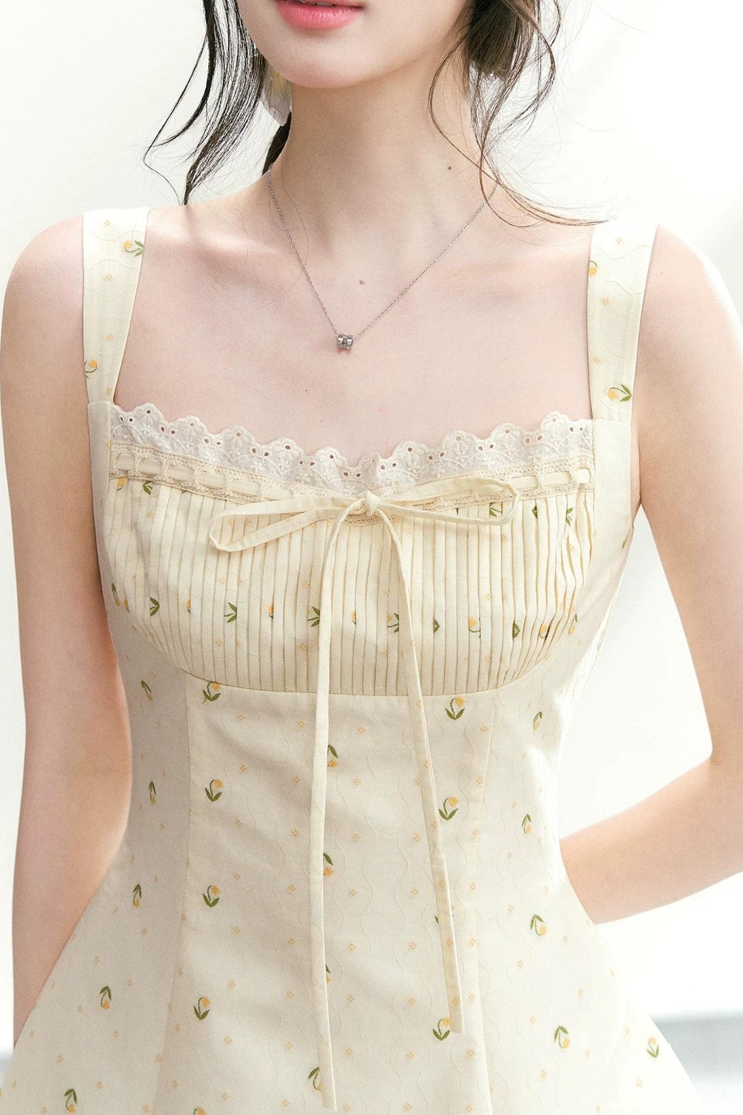 Elegant Floral A-Line Dress
