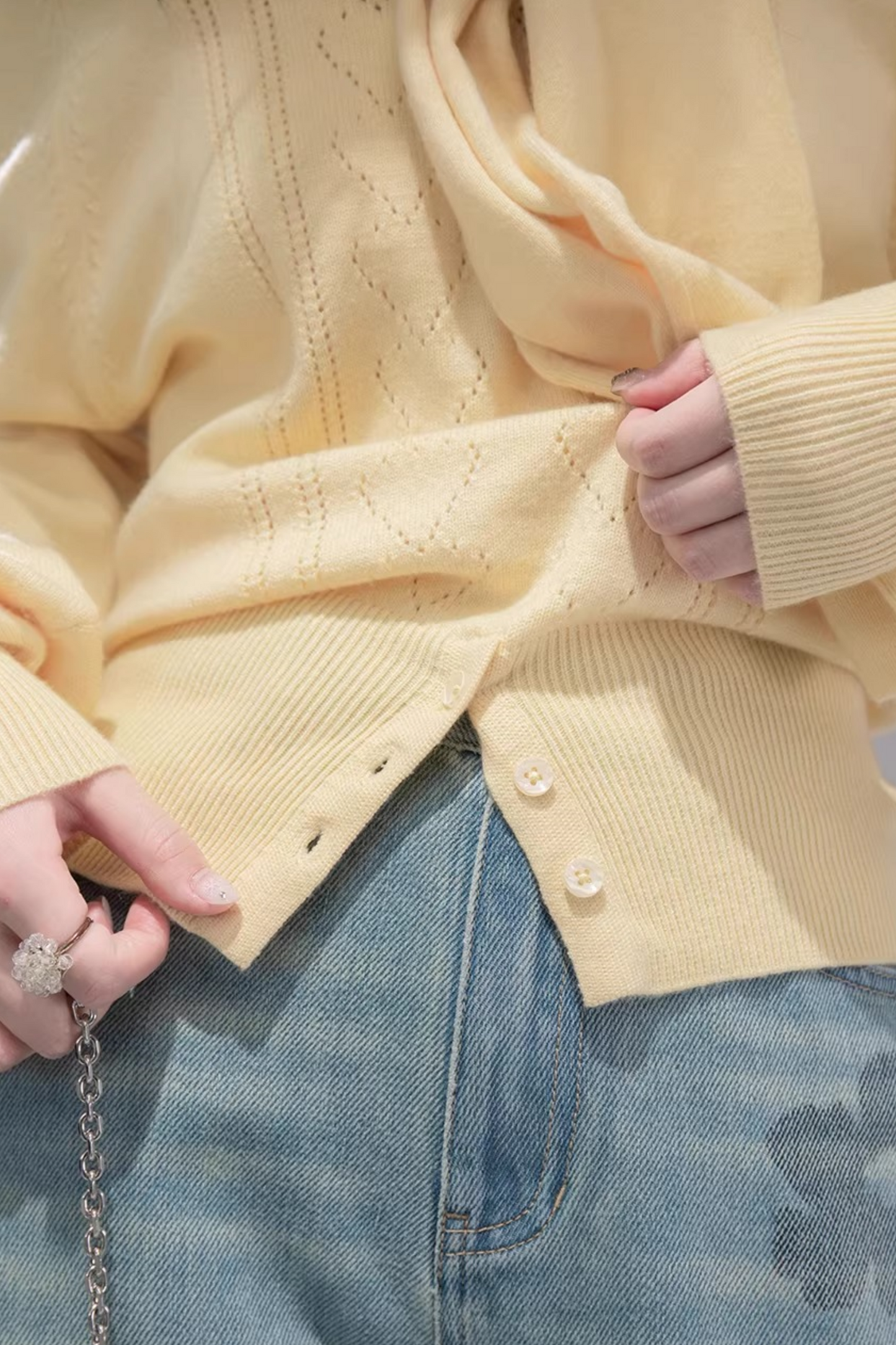 Pure Desire Silk Wool Sweater