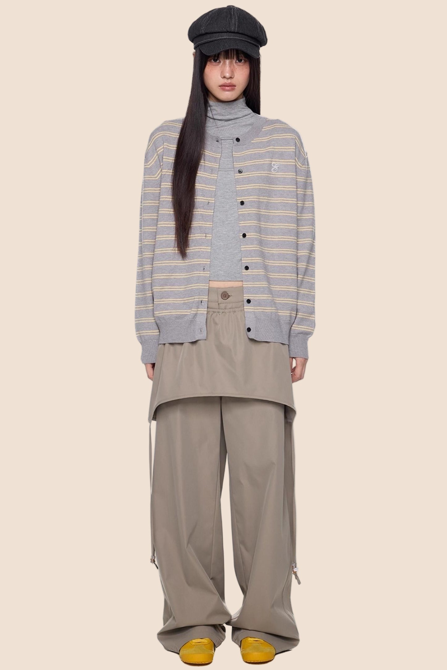 Fall Vintage Straight Pants