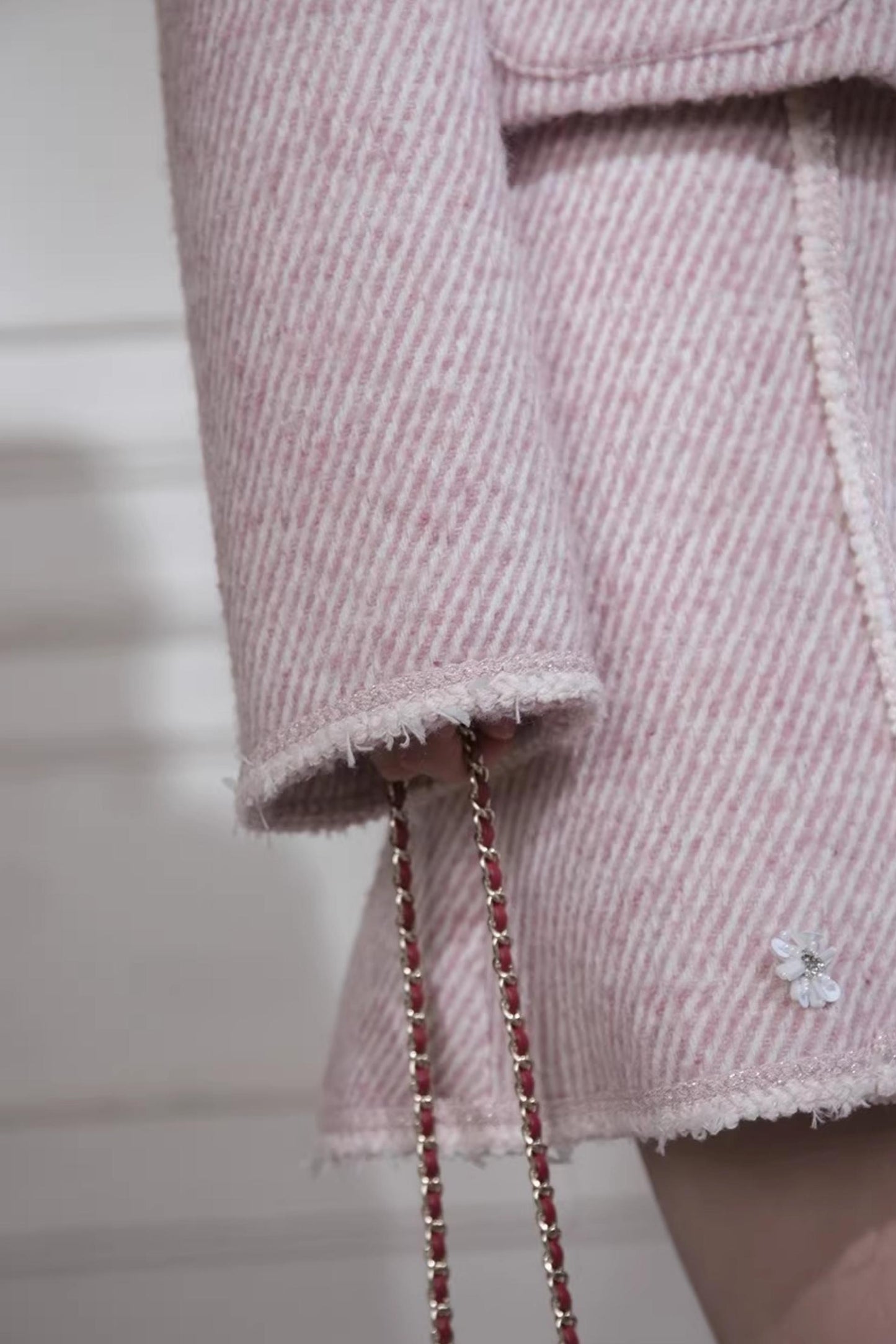 Snow Shell Pink Wool Suit Set