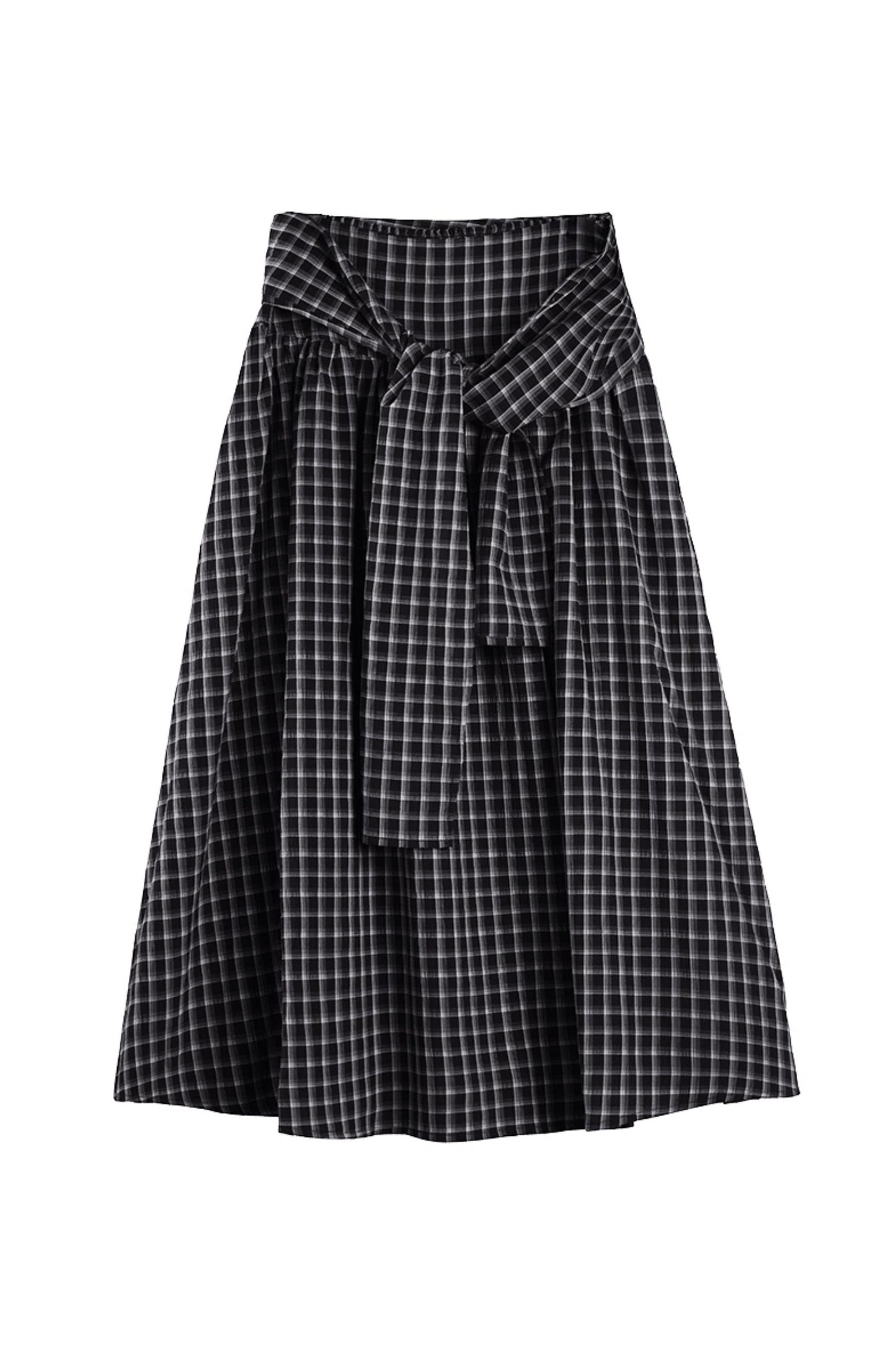 Chic Check A-Line Skirt