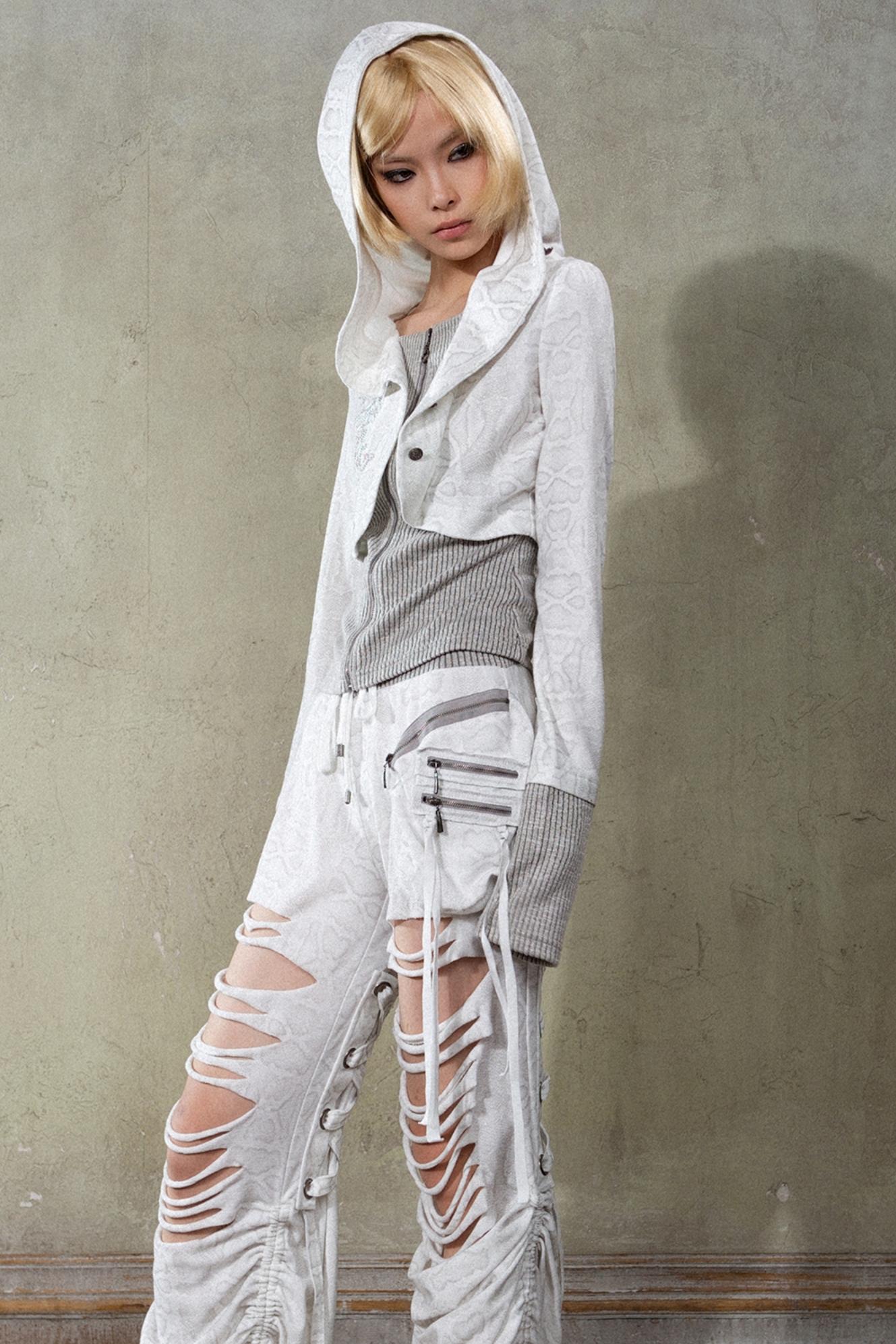 Vintage Punk Strickmantel