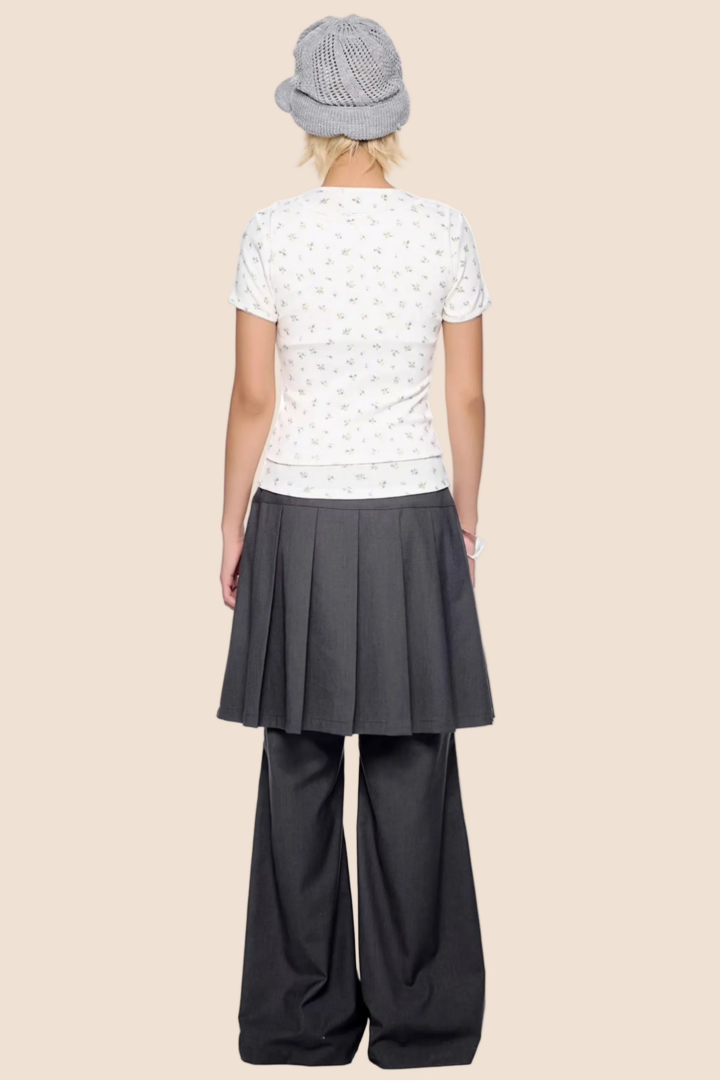 Blumenmuster Retro Top