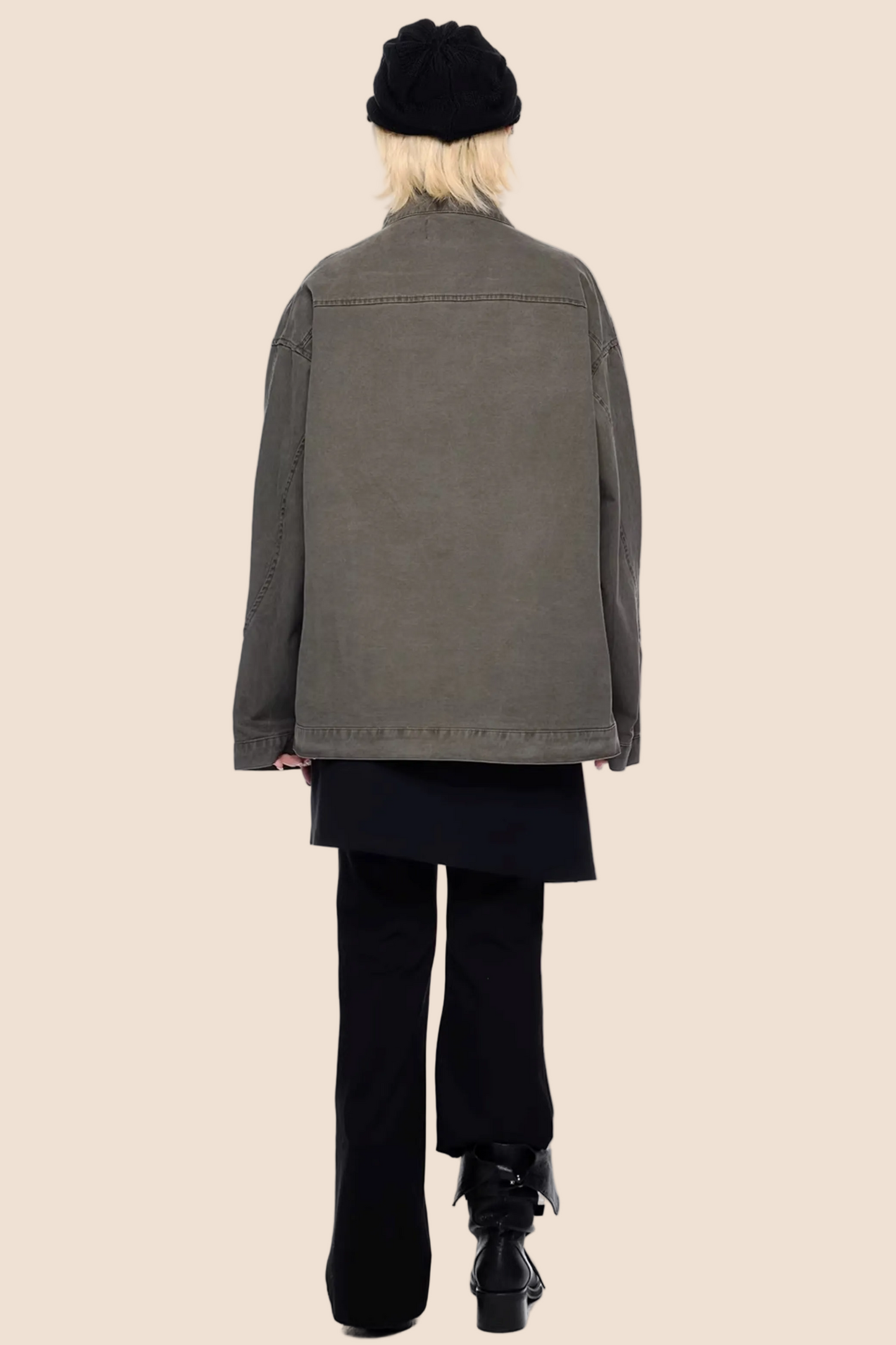 Barn-Style Distressed Work Jacket