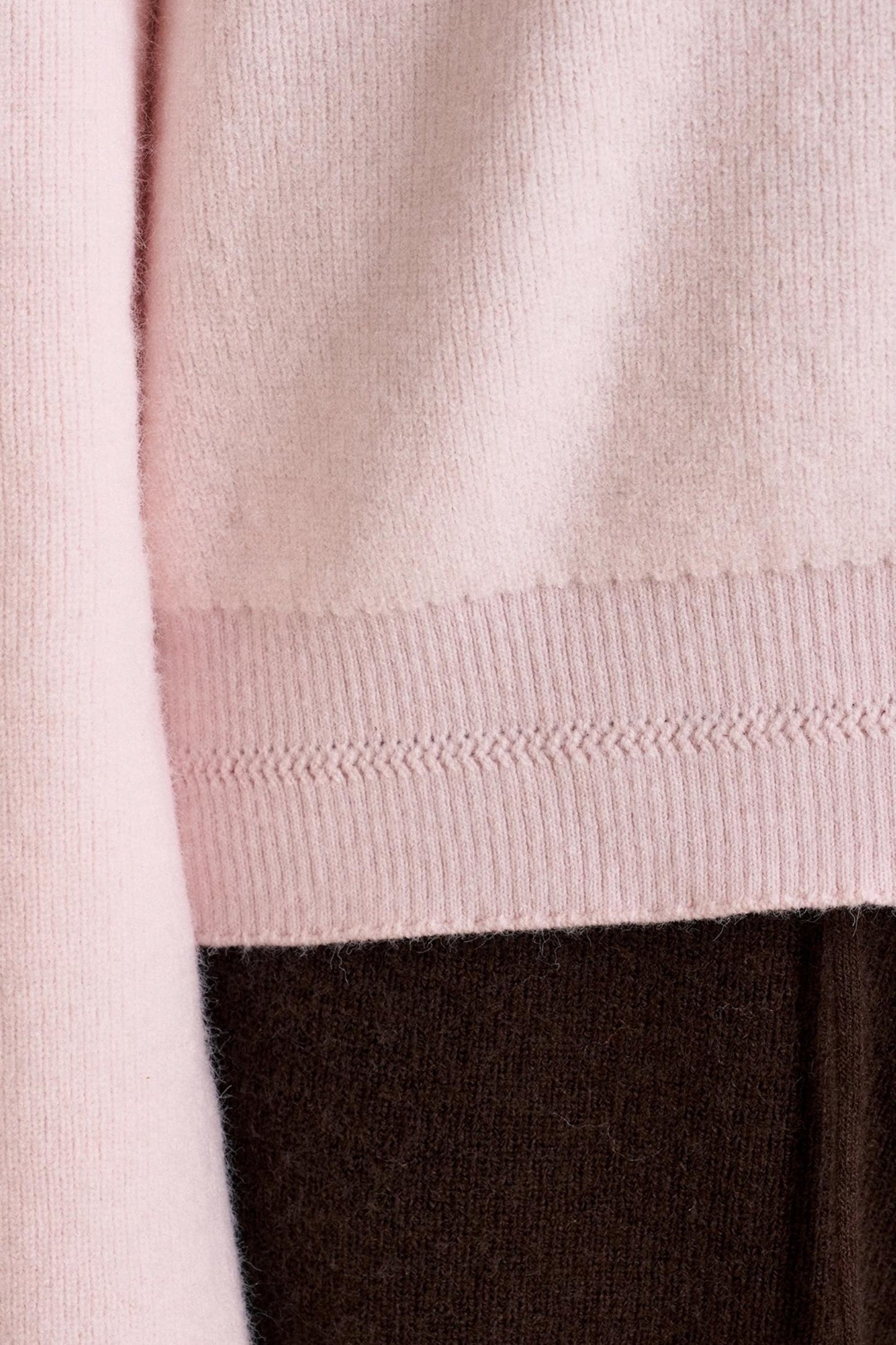 Rose Wool Hooded Knit Set-Up