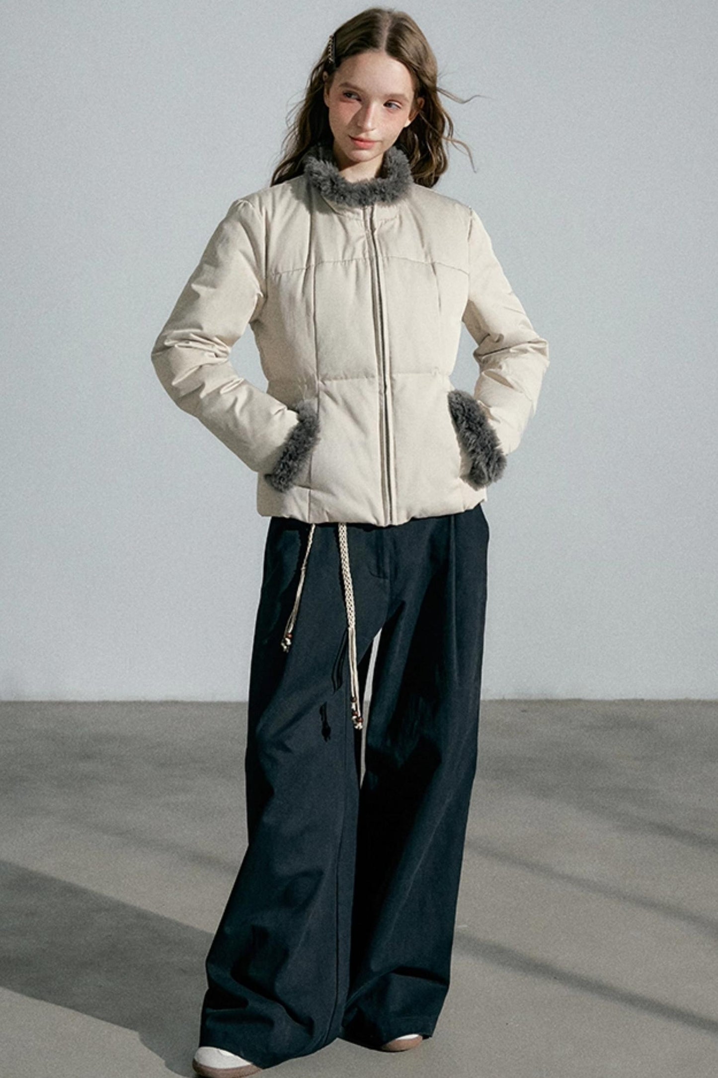 Stand-Up Collar Warm Jacket