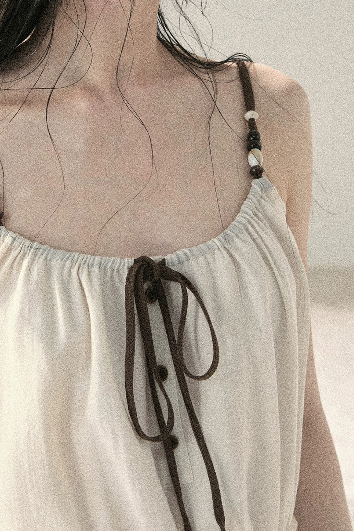 Französisches Sommerkleid mit Trägern