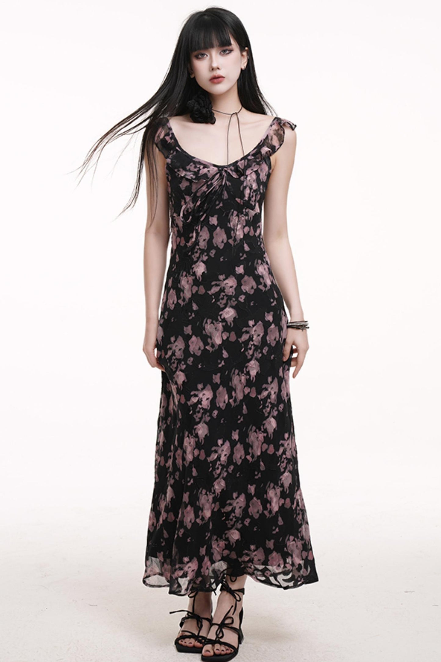 Teal Blue Halter Dress