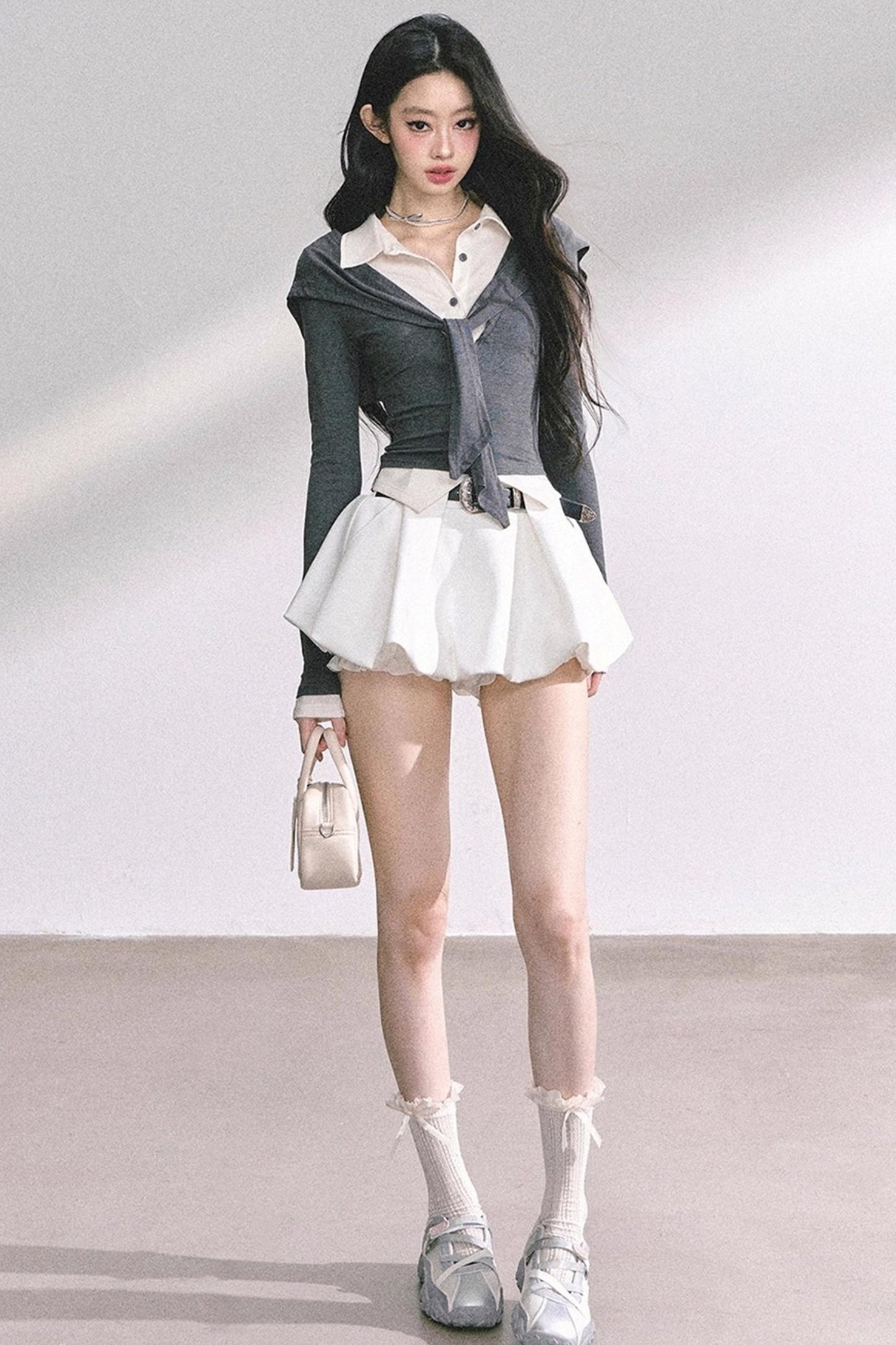 Autumn Waist Slimming Long-Sleeved Tops