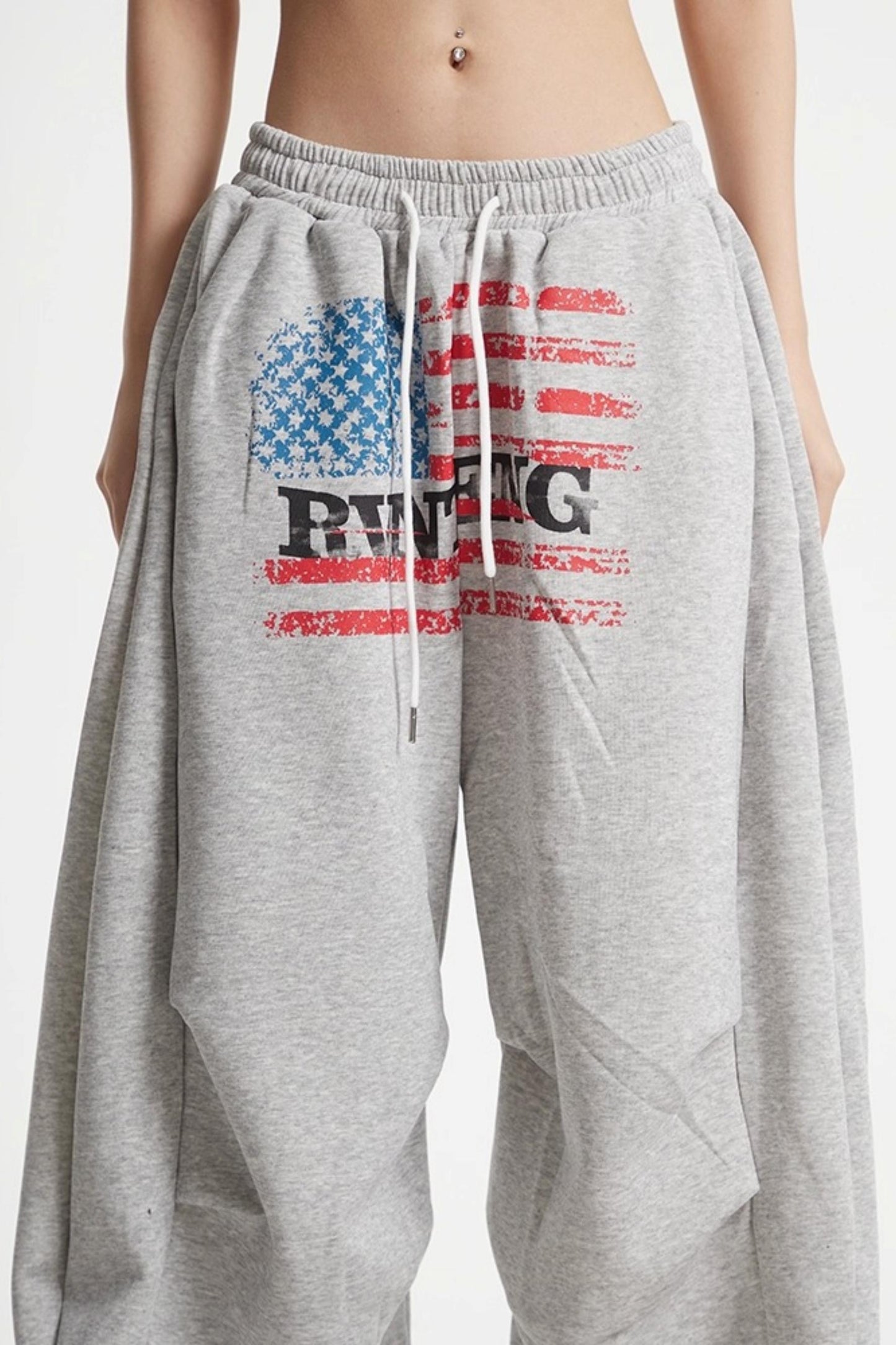 Loose Pleated Sweatpants