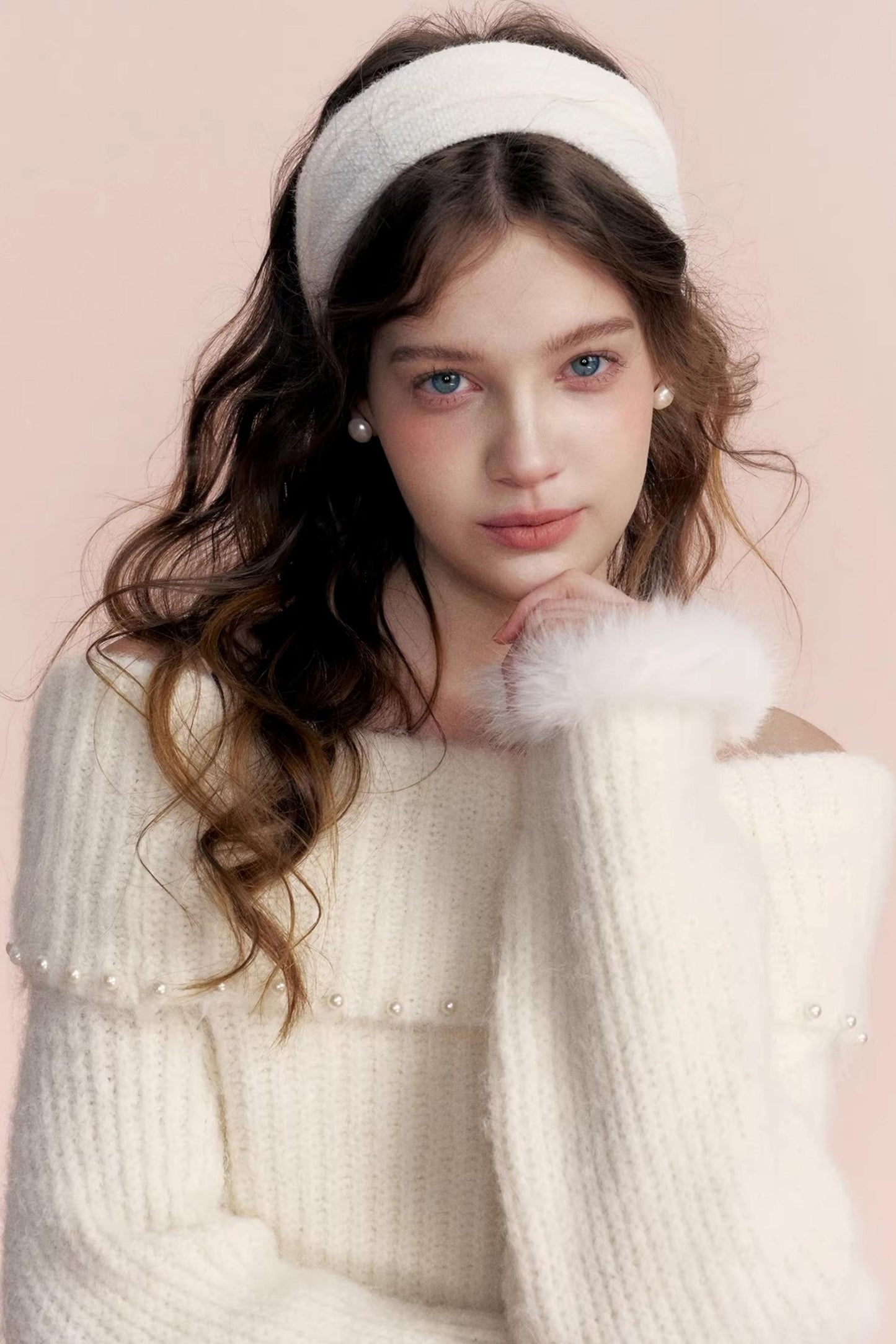 Winter Romance Pearl Sweater