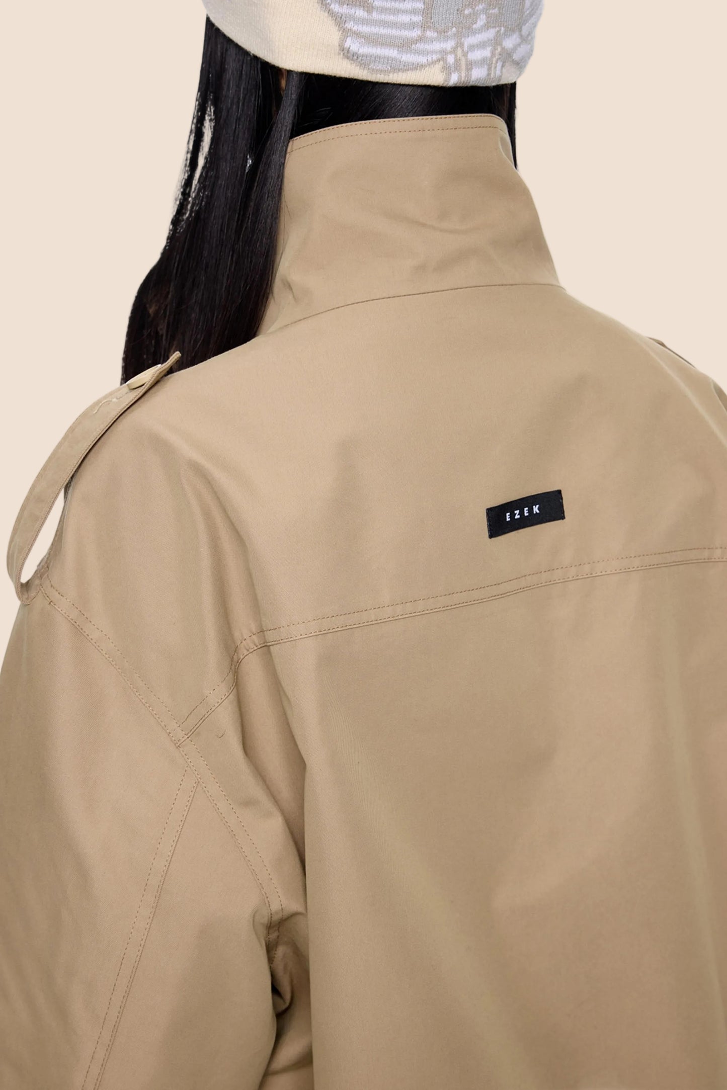 Double-Breasted Retro Trench Coat