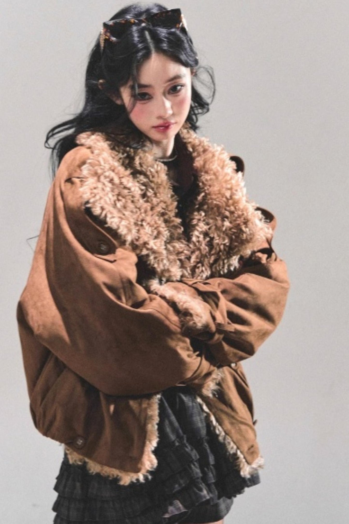 Sunset Trajectory Plaid Dress Set