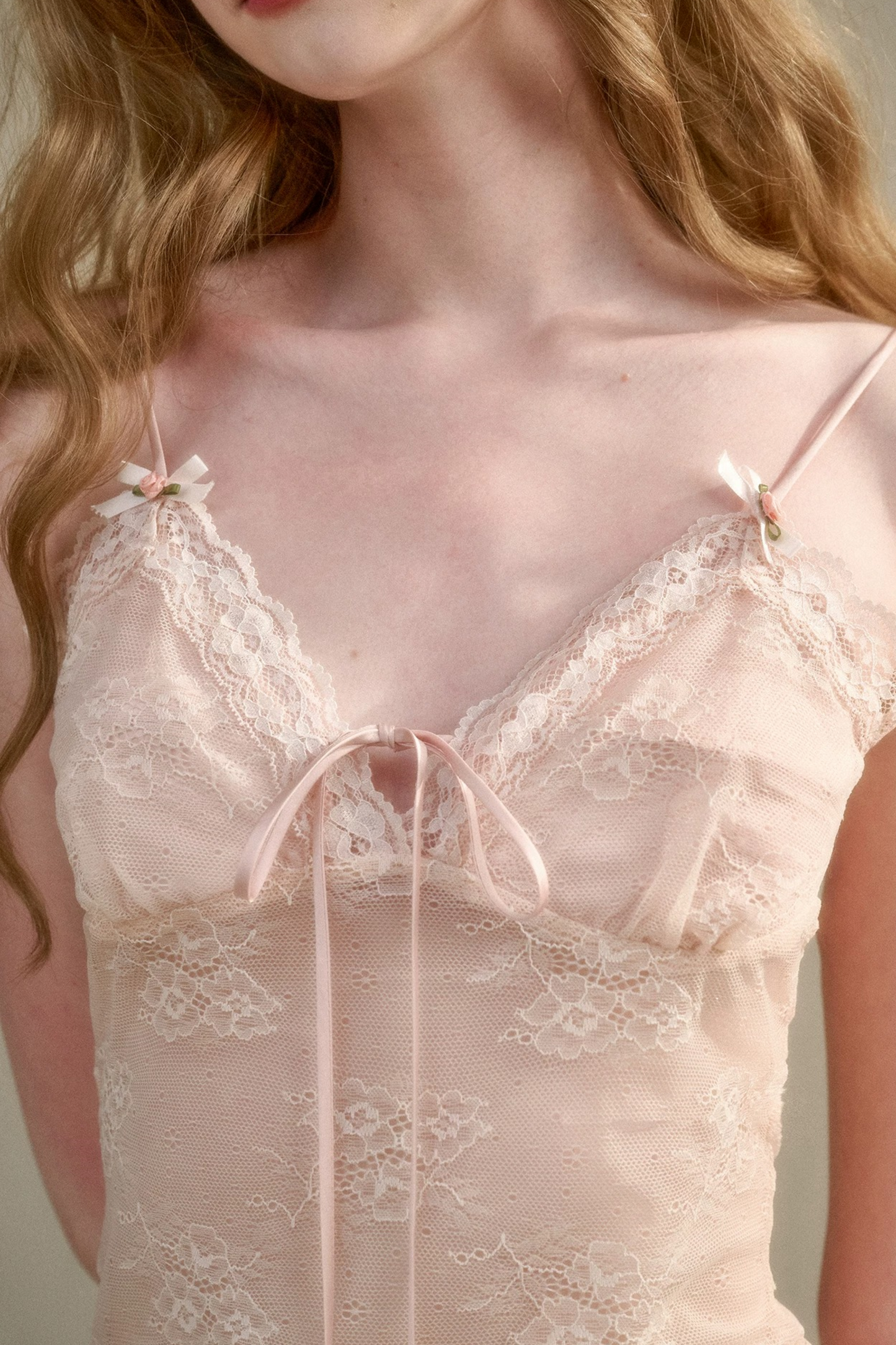 Milky Way Lace Ruched Top