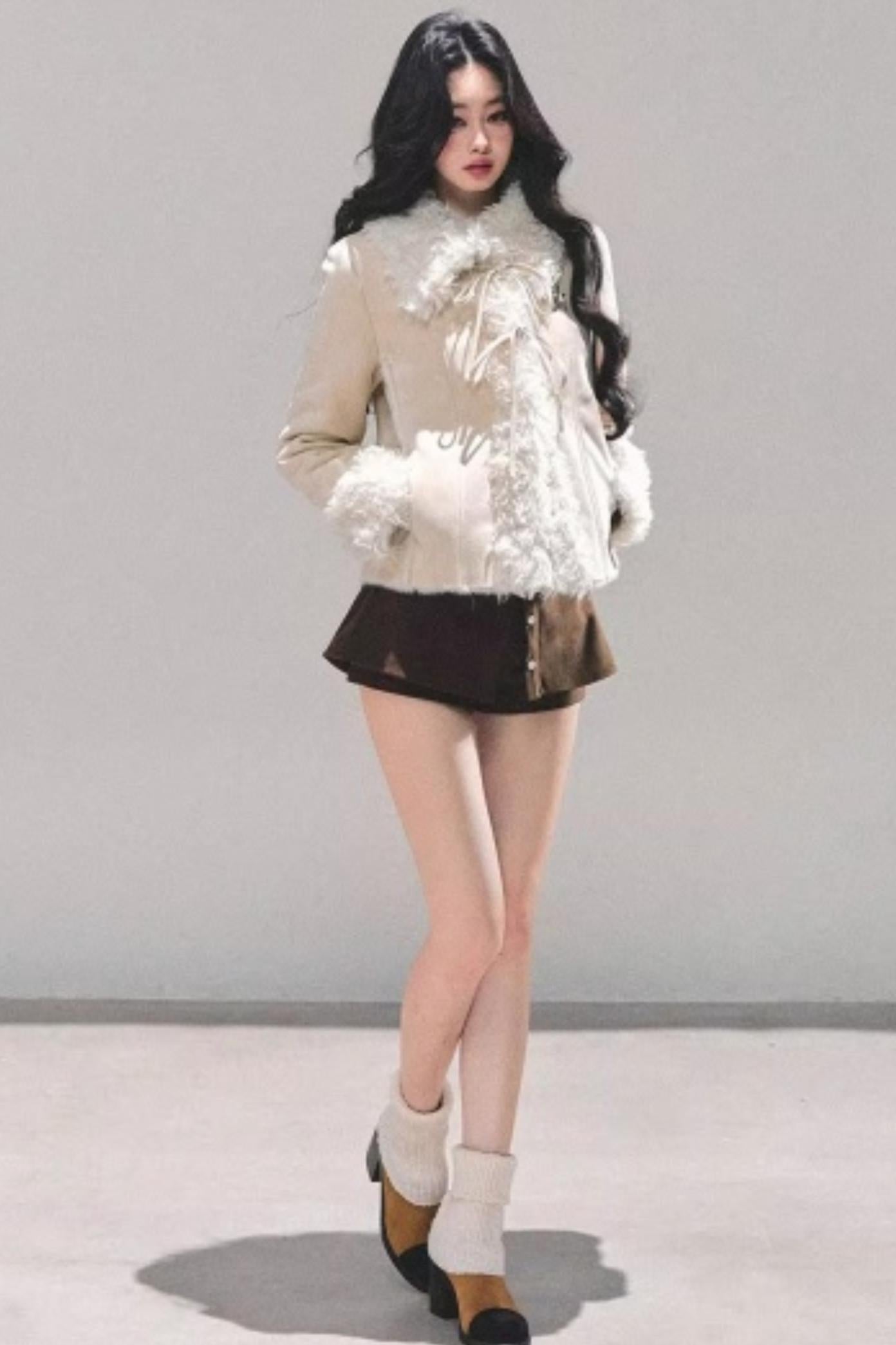 French Winter Fur Coat