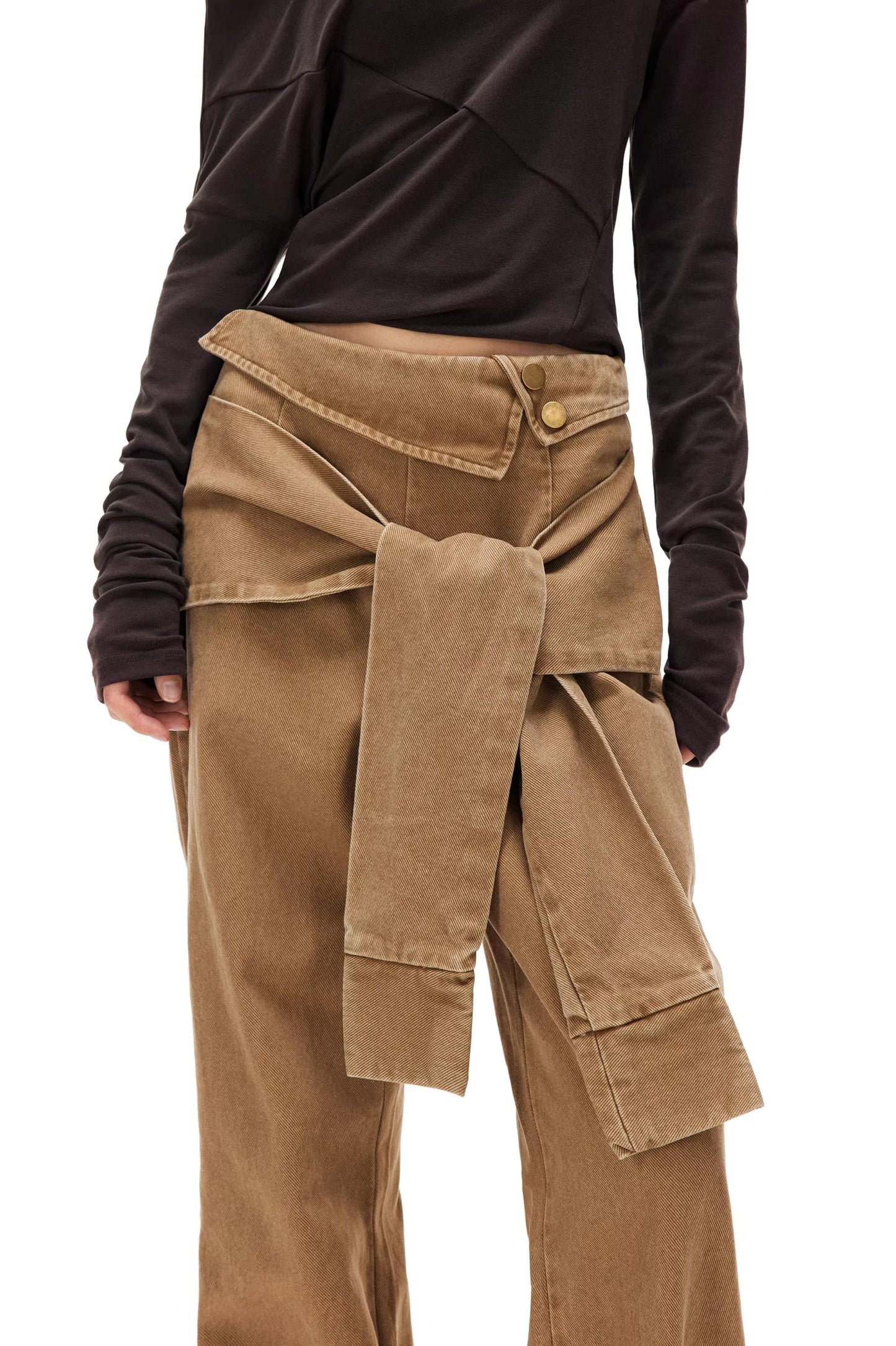 Retro Washed Cargo Pants