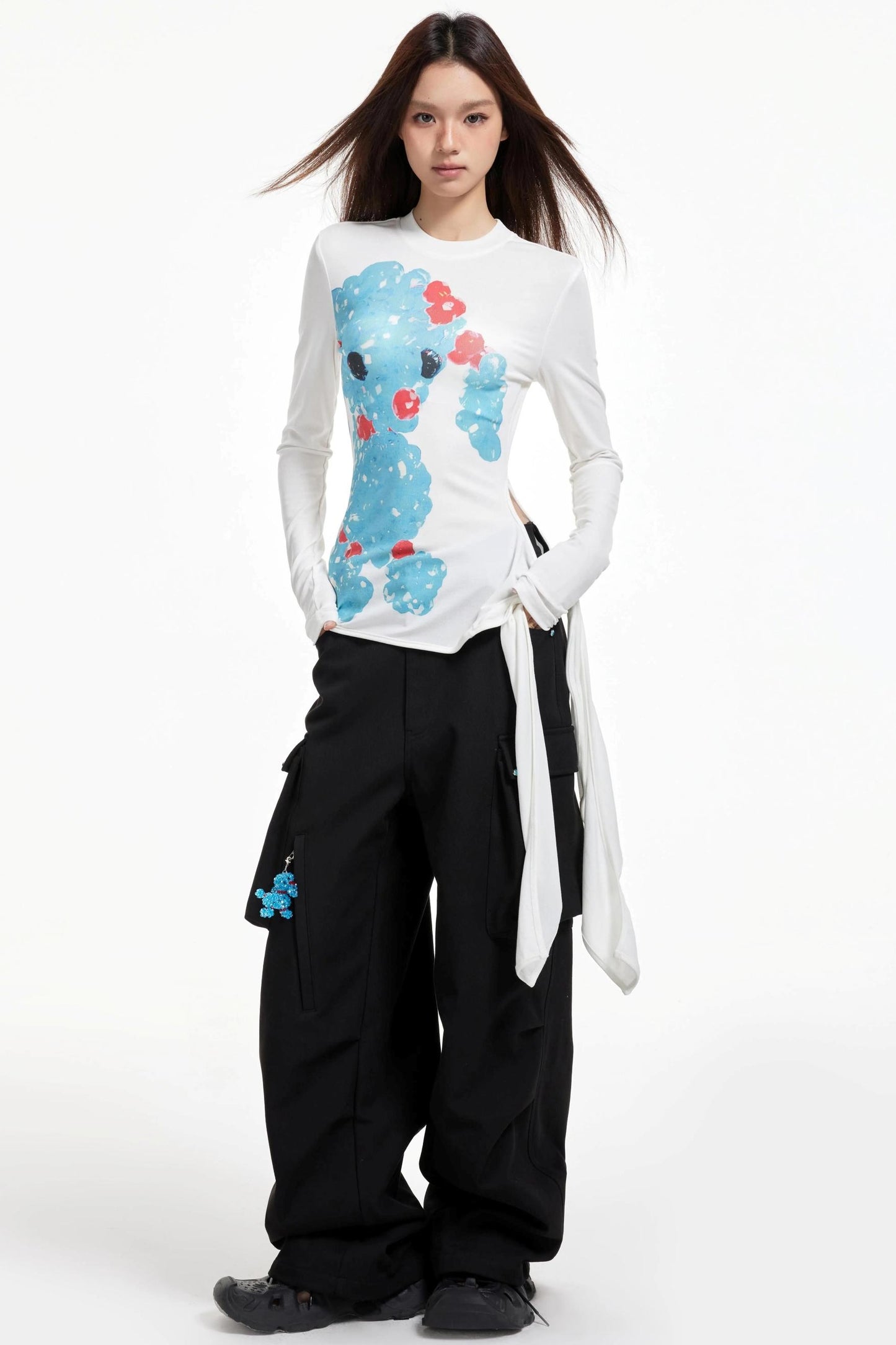 Cargo Wide-Leg Pants