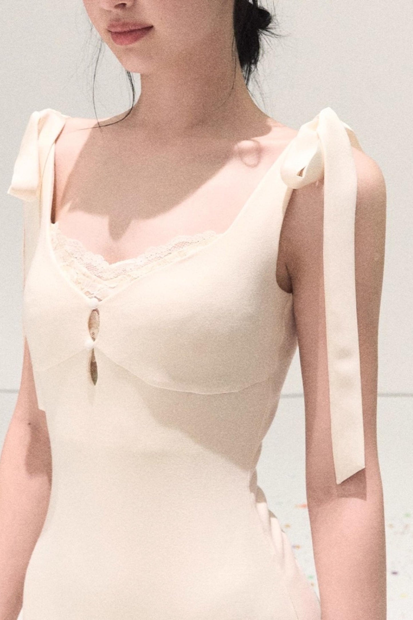 Snowfall Lace Knitted Dress