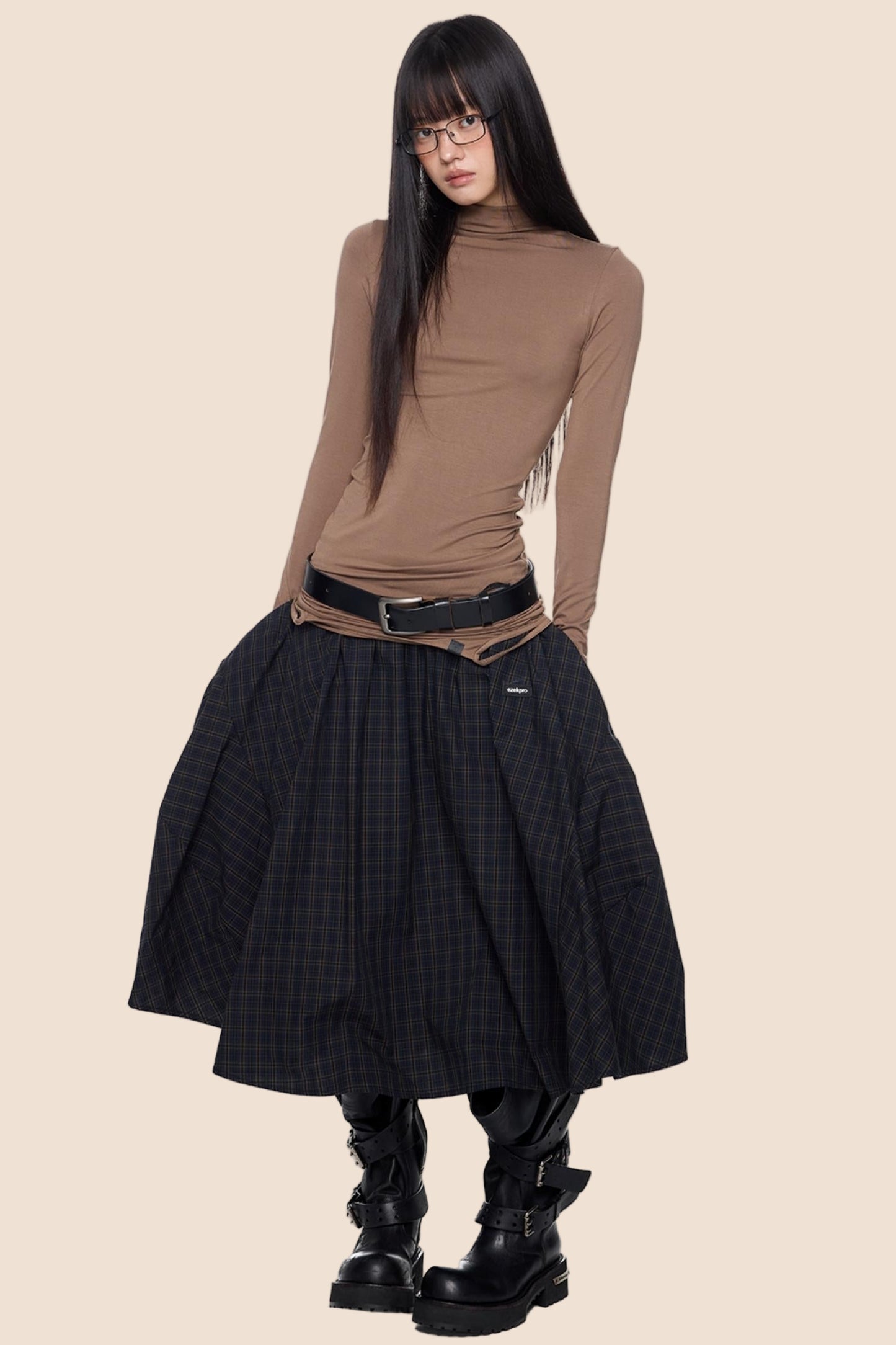 Knit Base Long T-Shirt