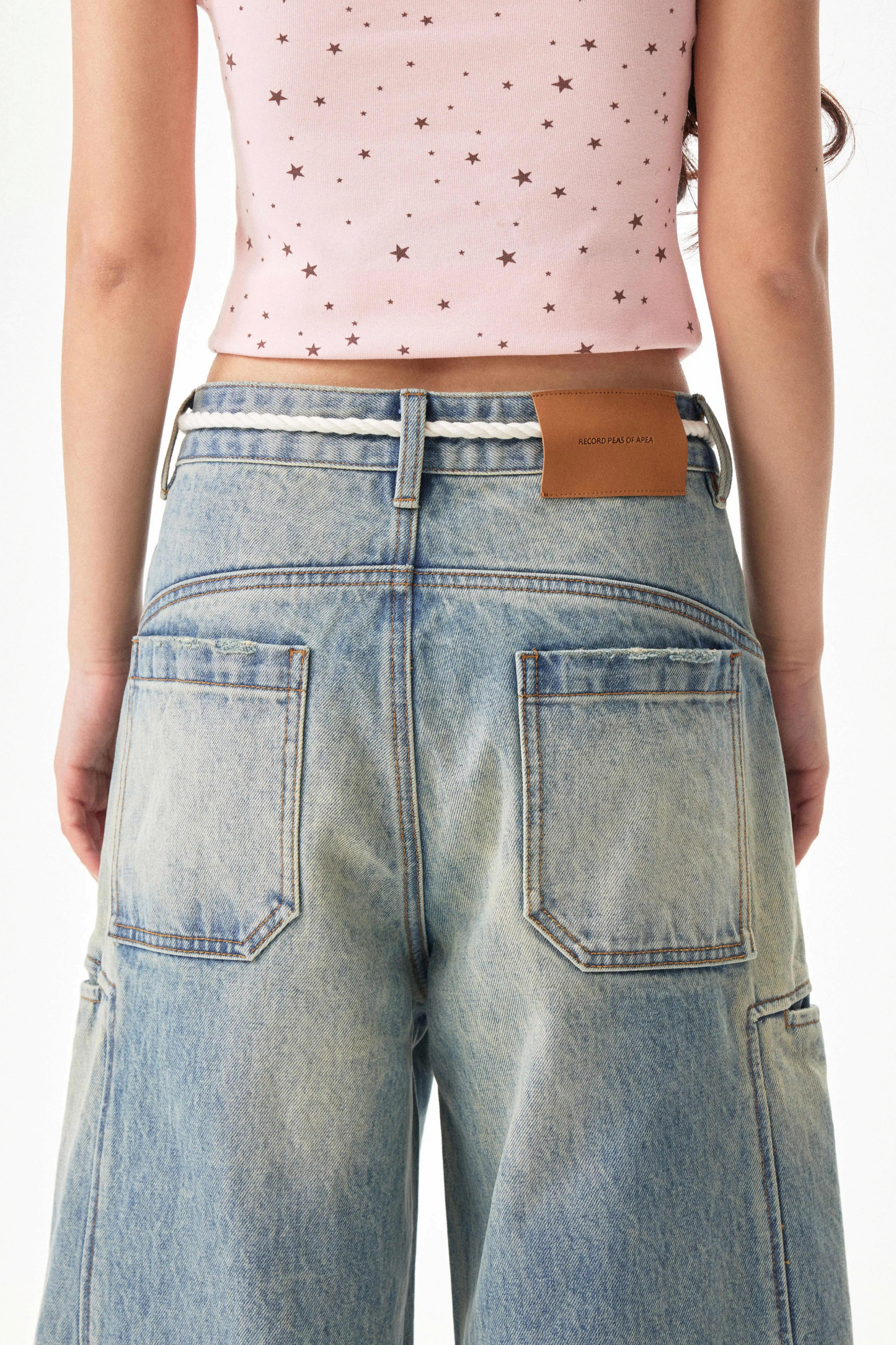 Distressed Denim Pants