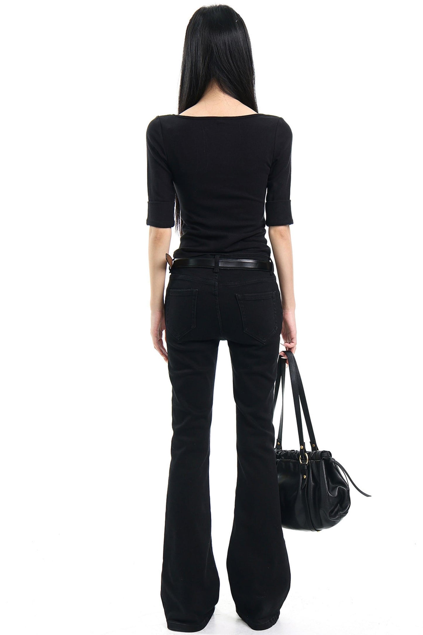 Figurbetontes Oberteil mit Spitzensaum