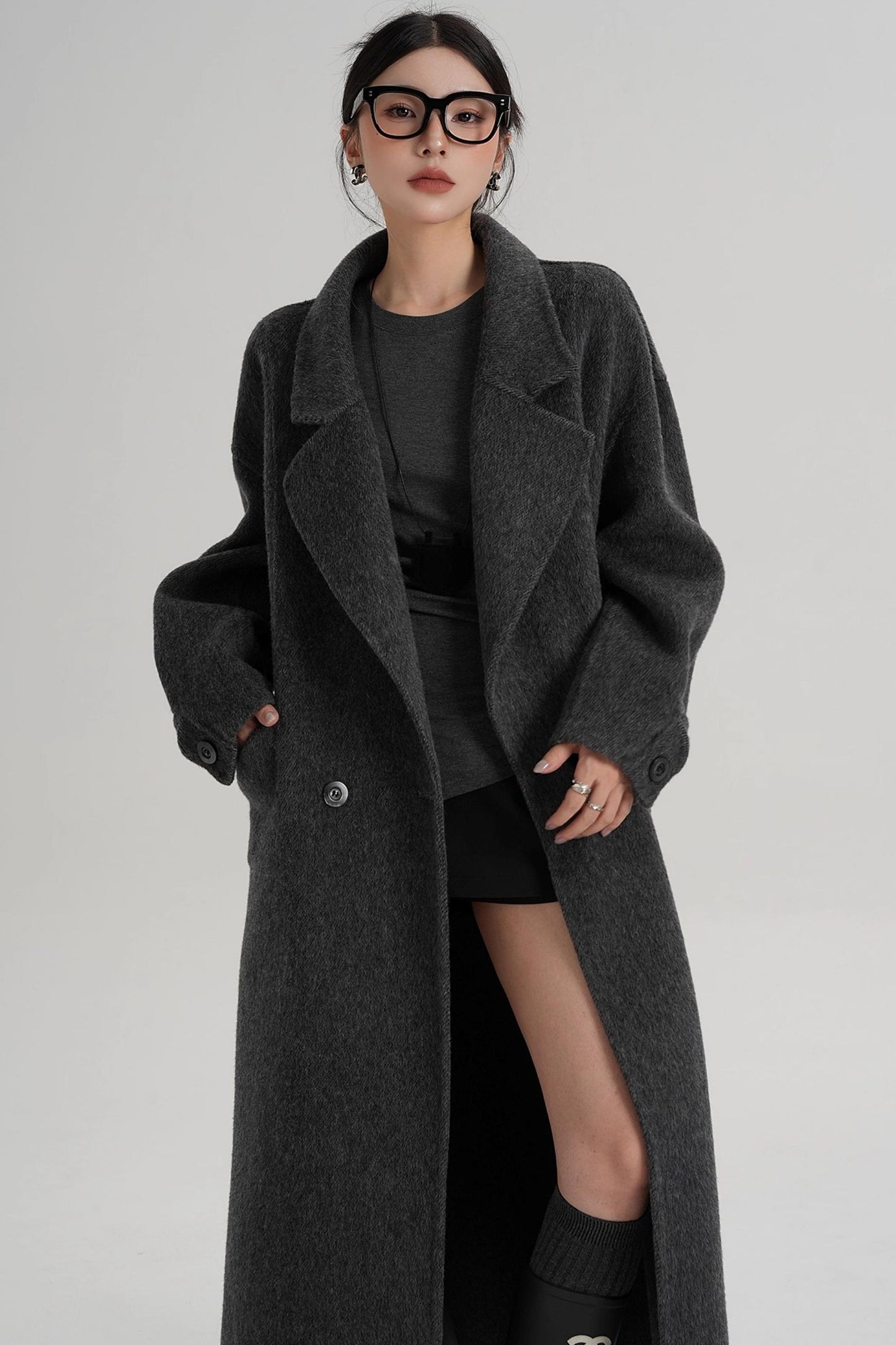 Temperament Wool Blazer Coat