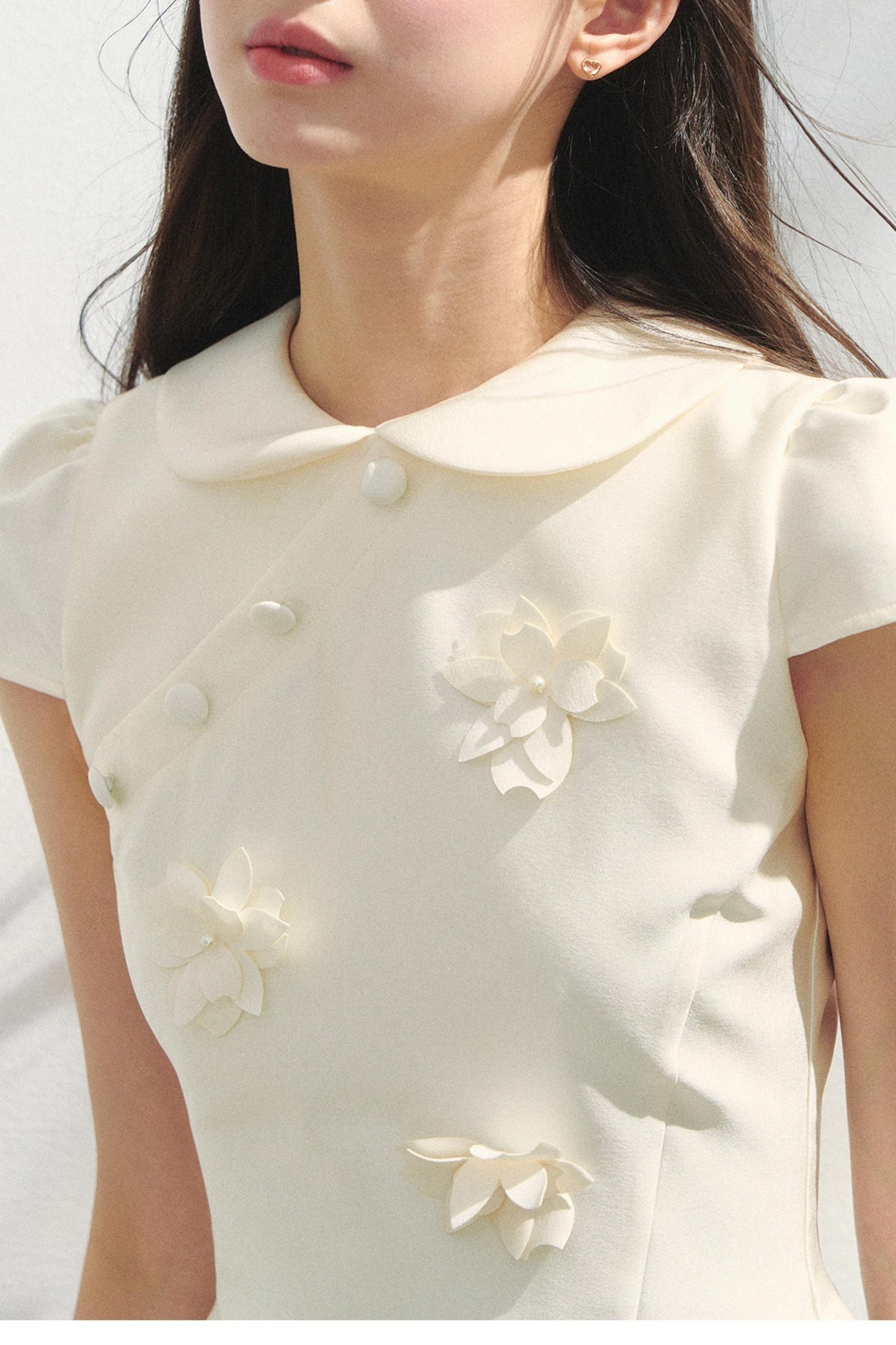 Park Floral Gray Dress