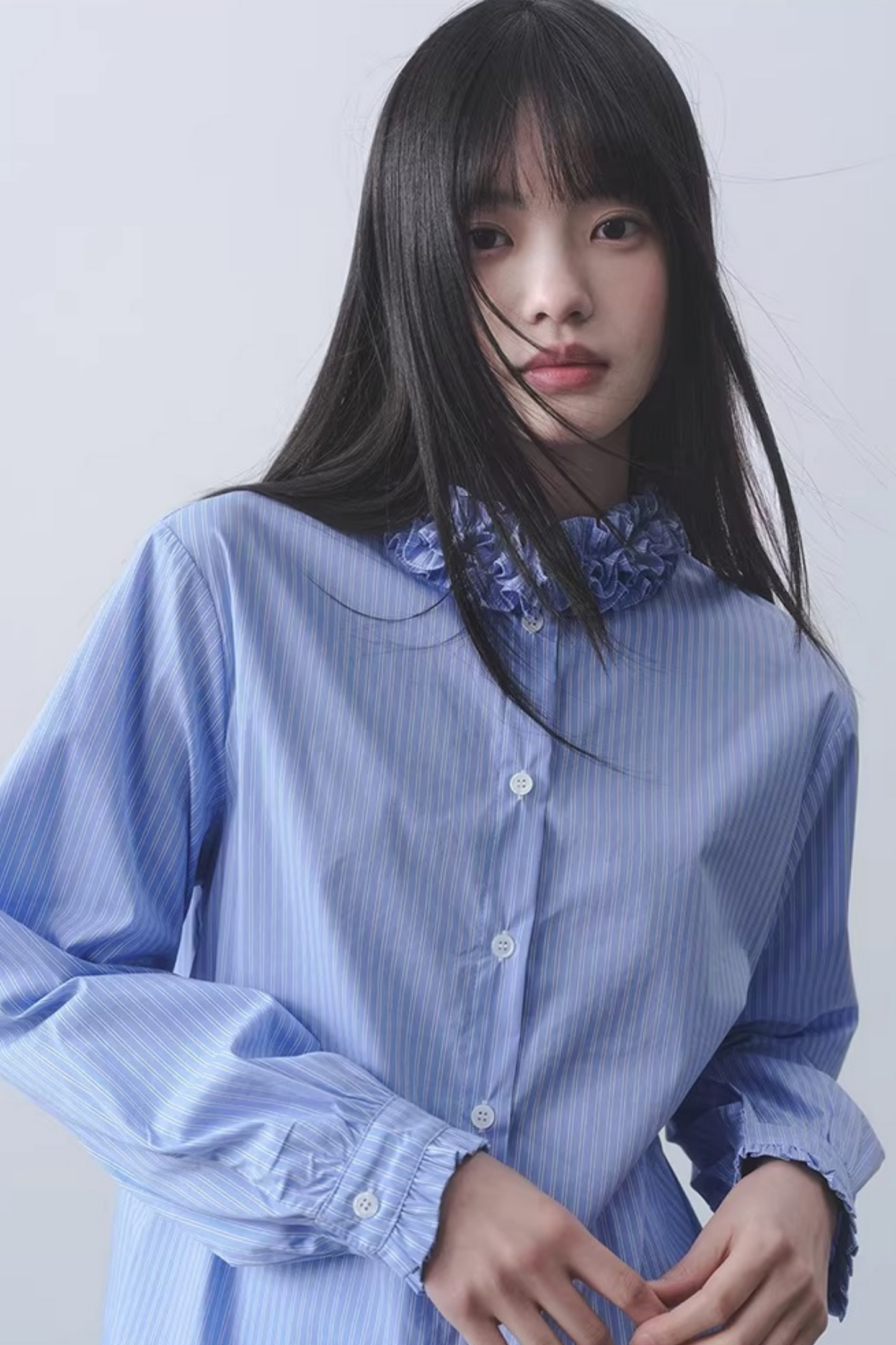 Blue Sea Striped Blouse