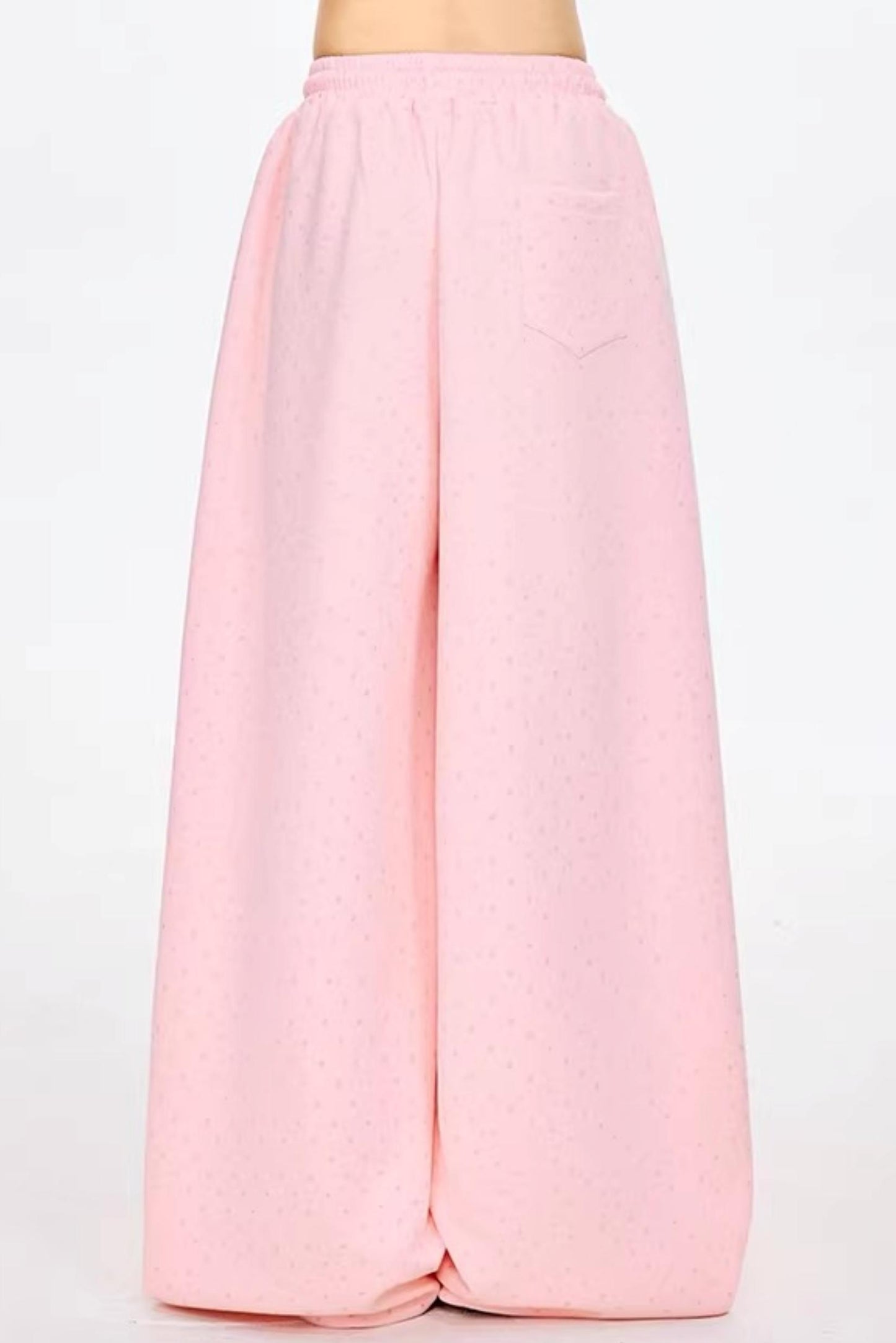 Retro Drapey Wide-Leg Pants Set