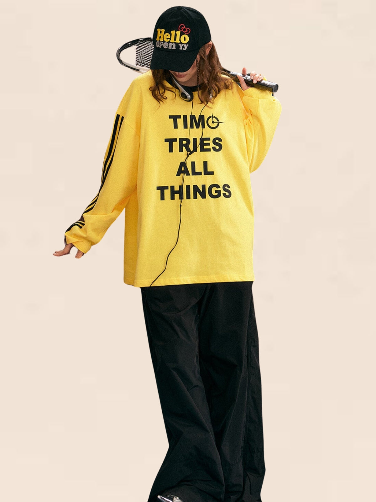 긴팔 캐주얼 스웨트셔츠