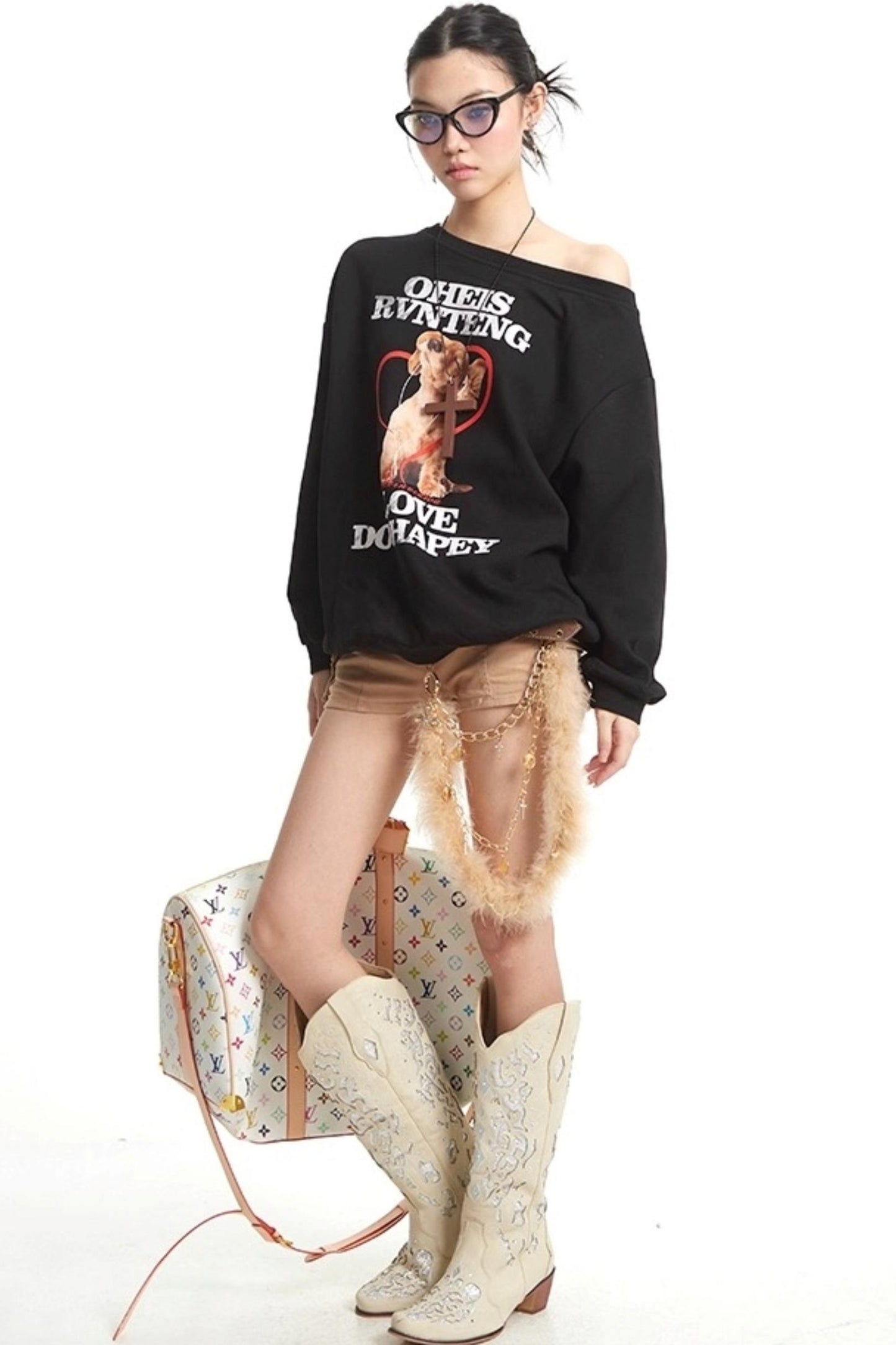 Vintage Lazy Sweatshirt