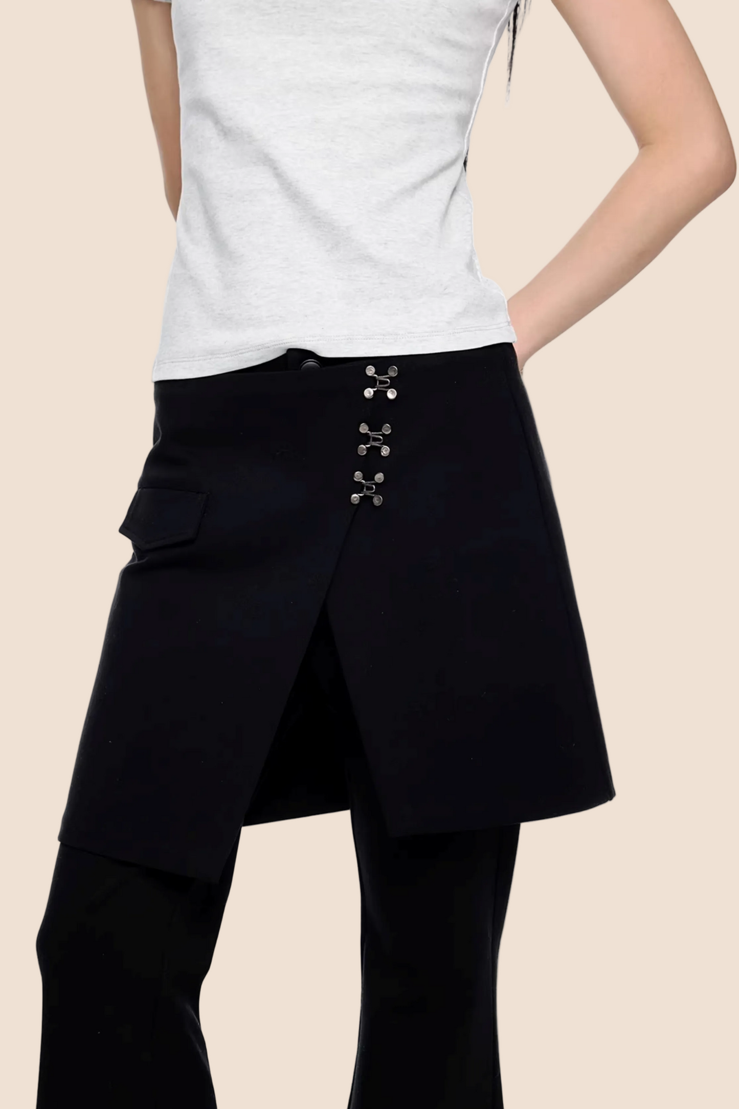 Dekonstruktierte Vintage Schlaghose