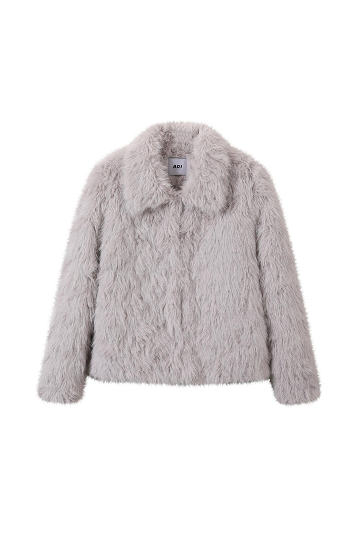 패션 기질 슬림 모피 재킷